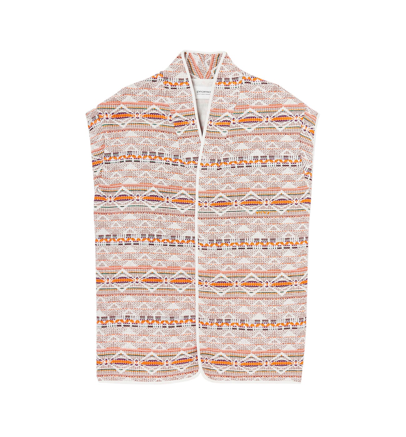 Veste folk sans manches