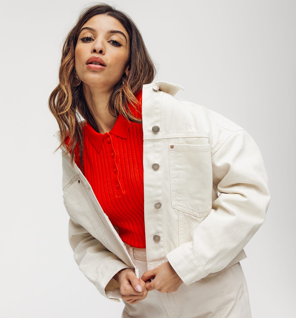 Oversized Canvas-Jacke