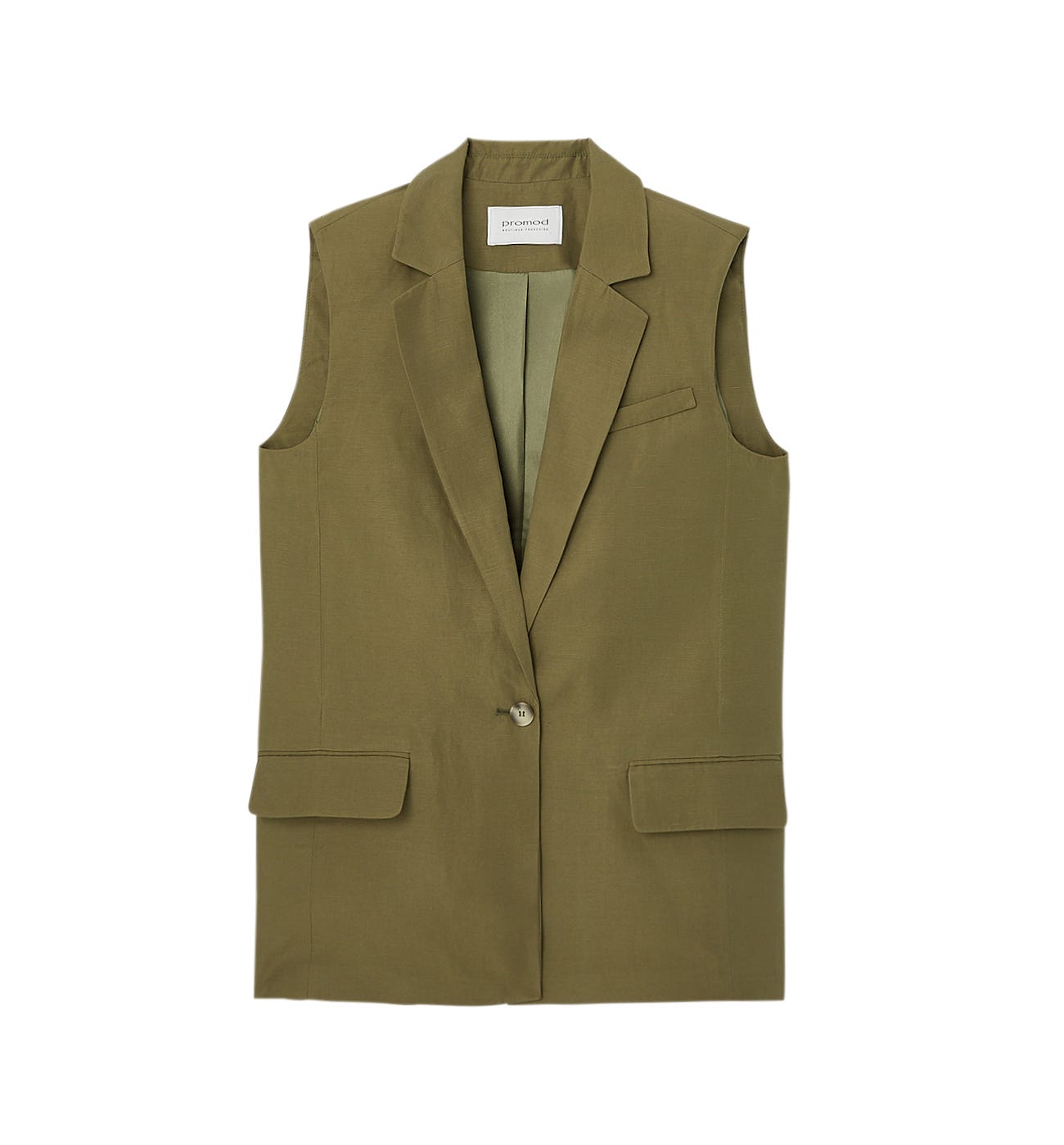 Sleeveless jacket