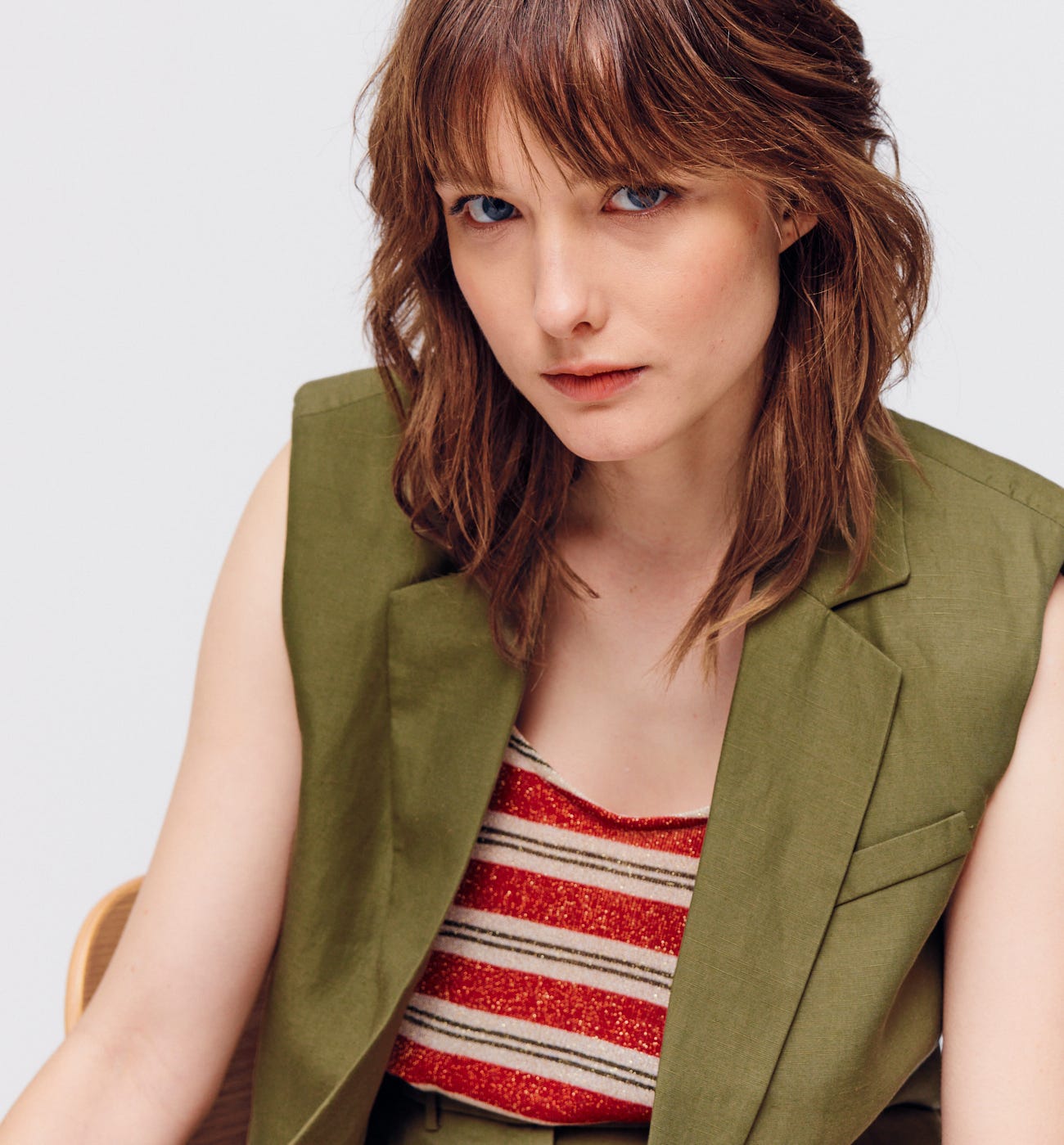 Sleeveless jacket