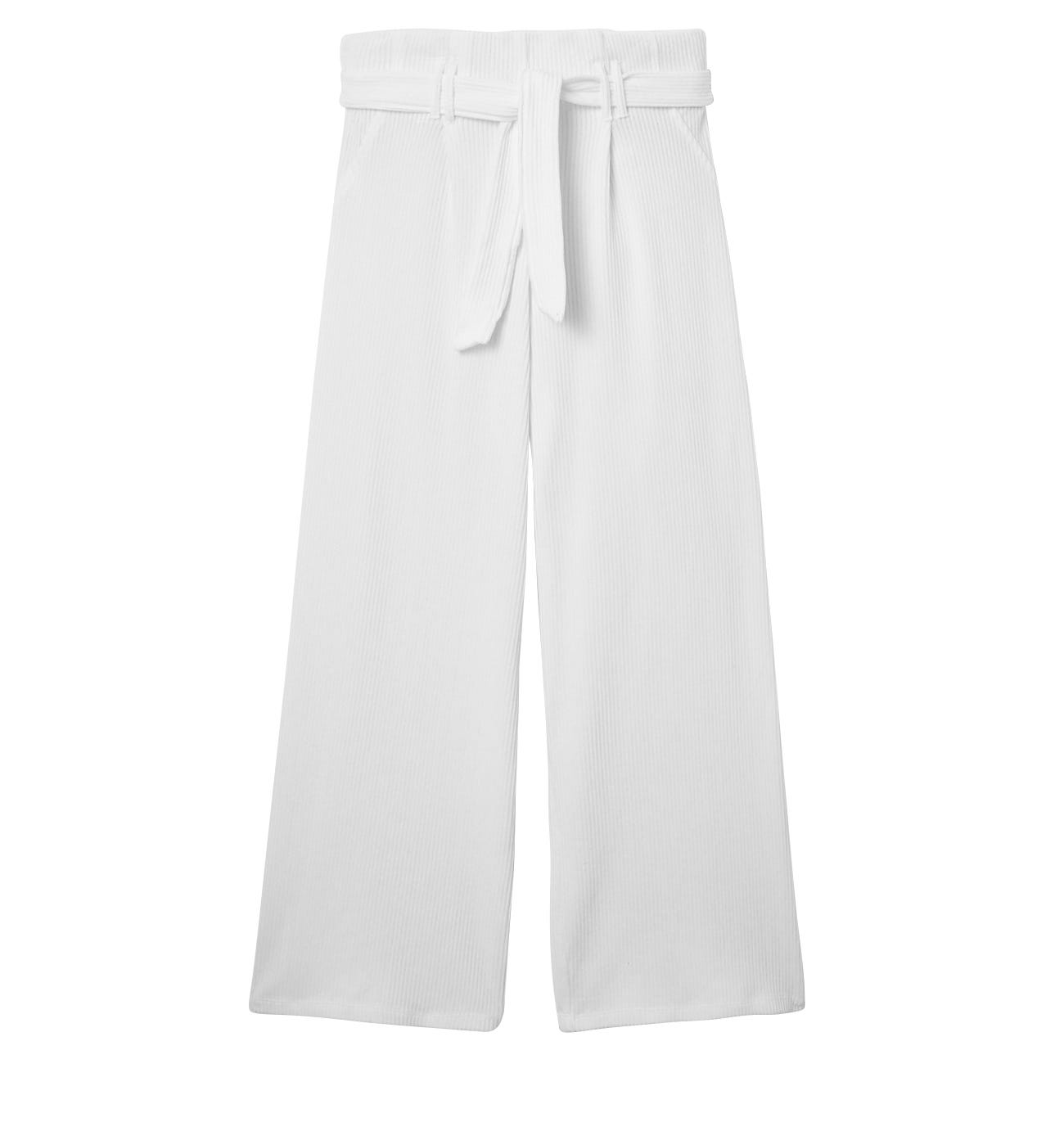 Pantalon large velours côtelé