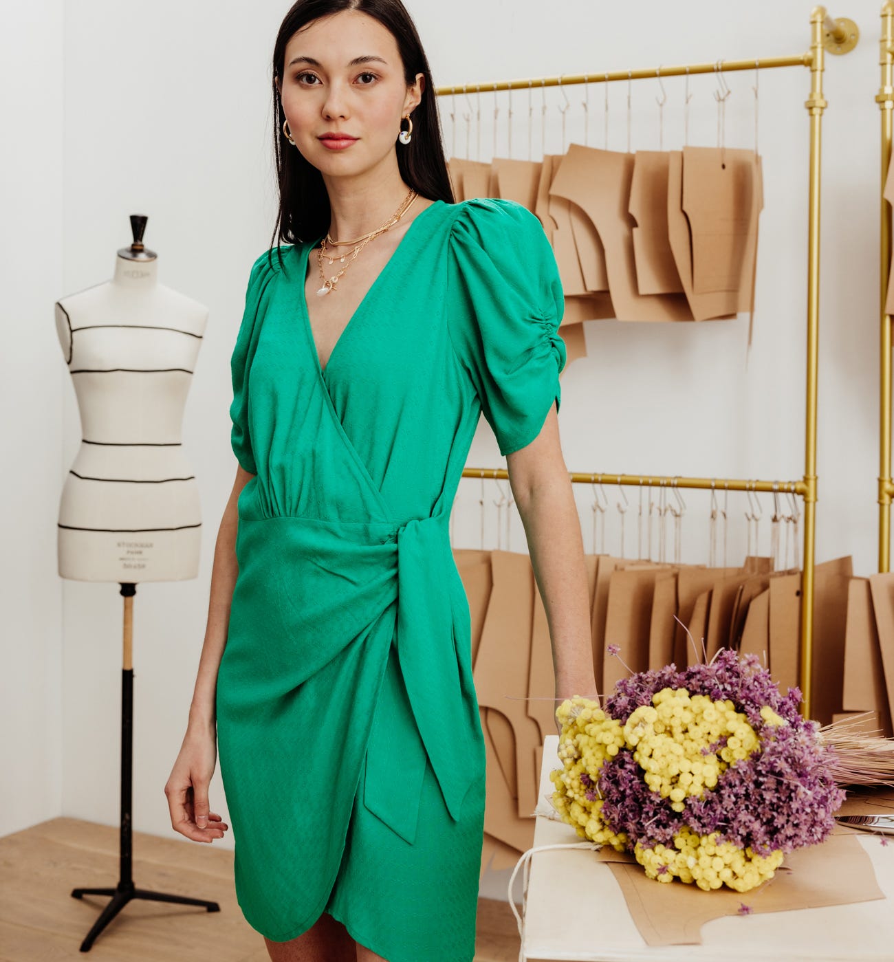 Marjorie crossover dress