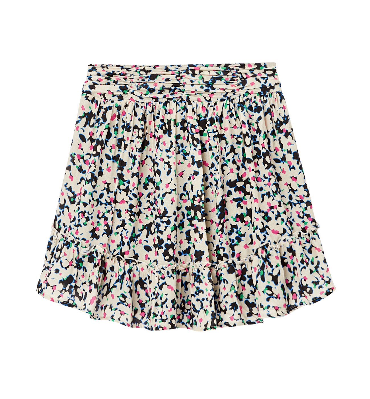 Frilly patterned skirt