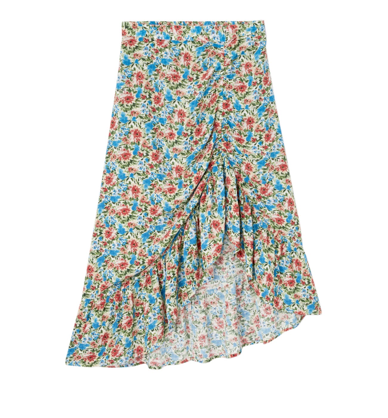 Falda larga estampada