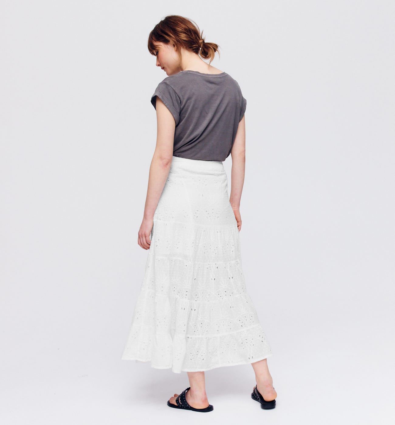 Broderie anglaise skirt