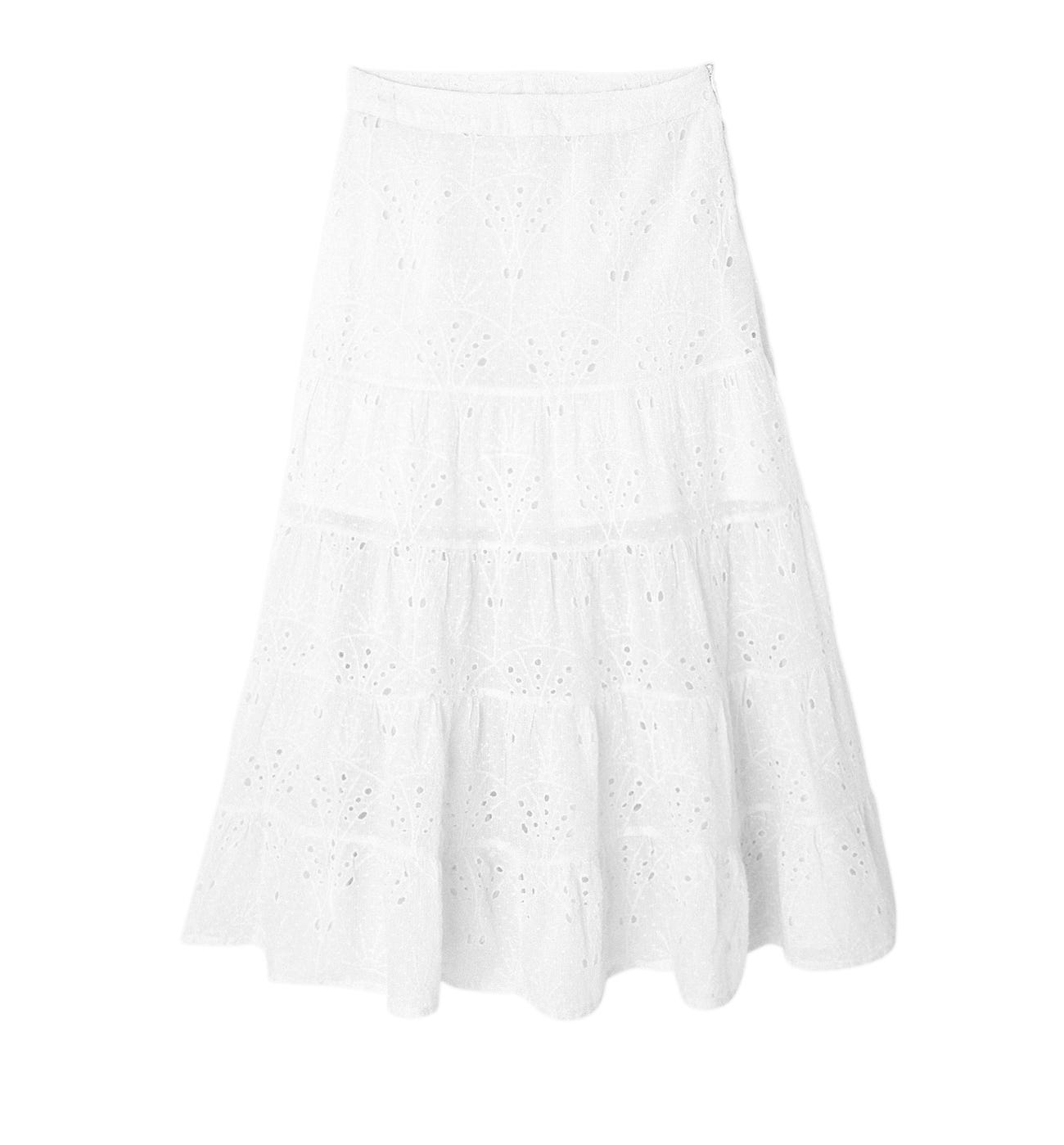 Broderie anglaise skirt