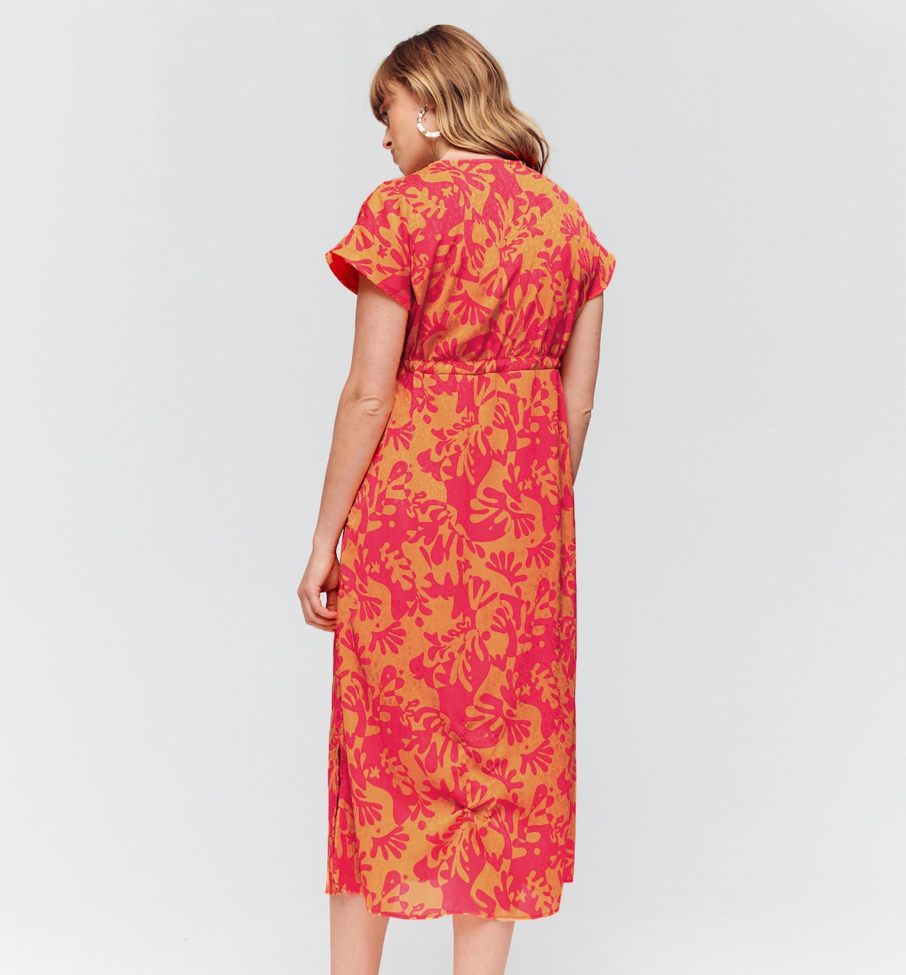 Robe longue imprimée ELEONOR