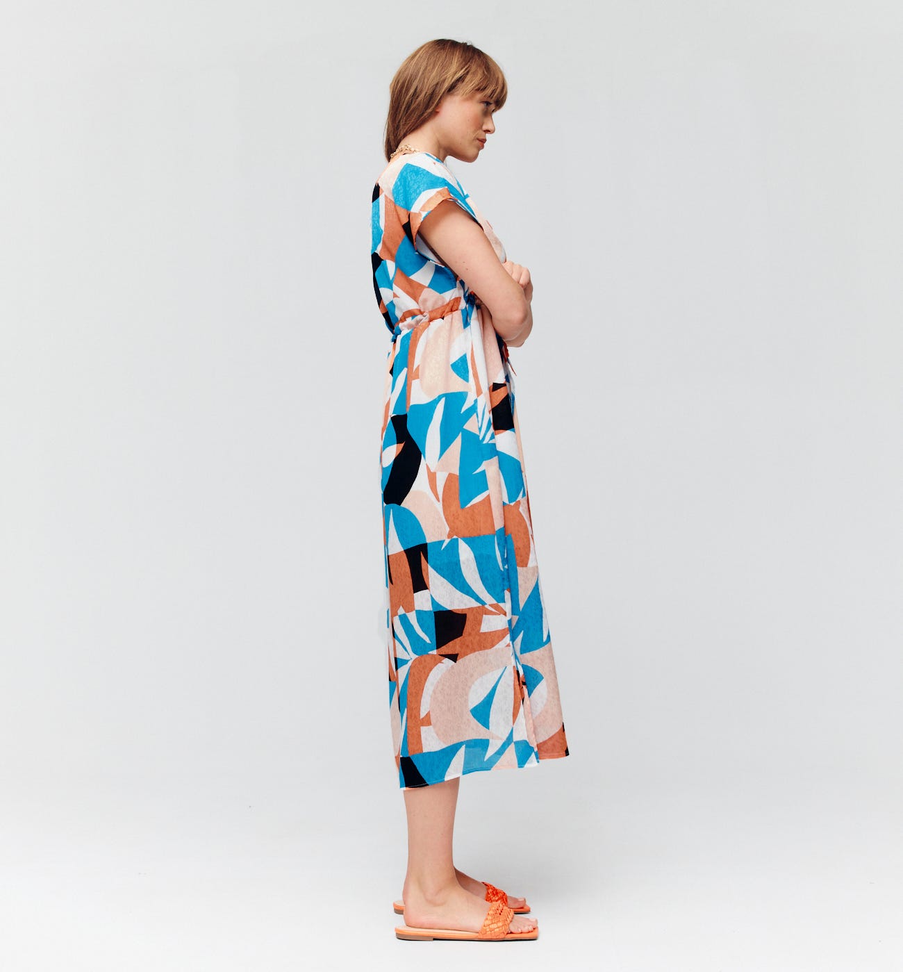 Robe longue imprimée ELEONOR