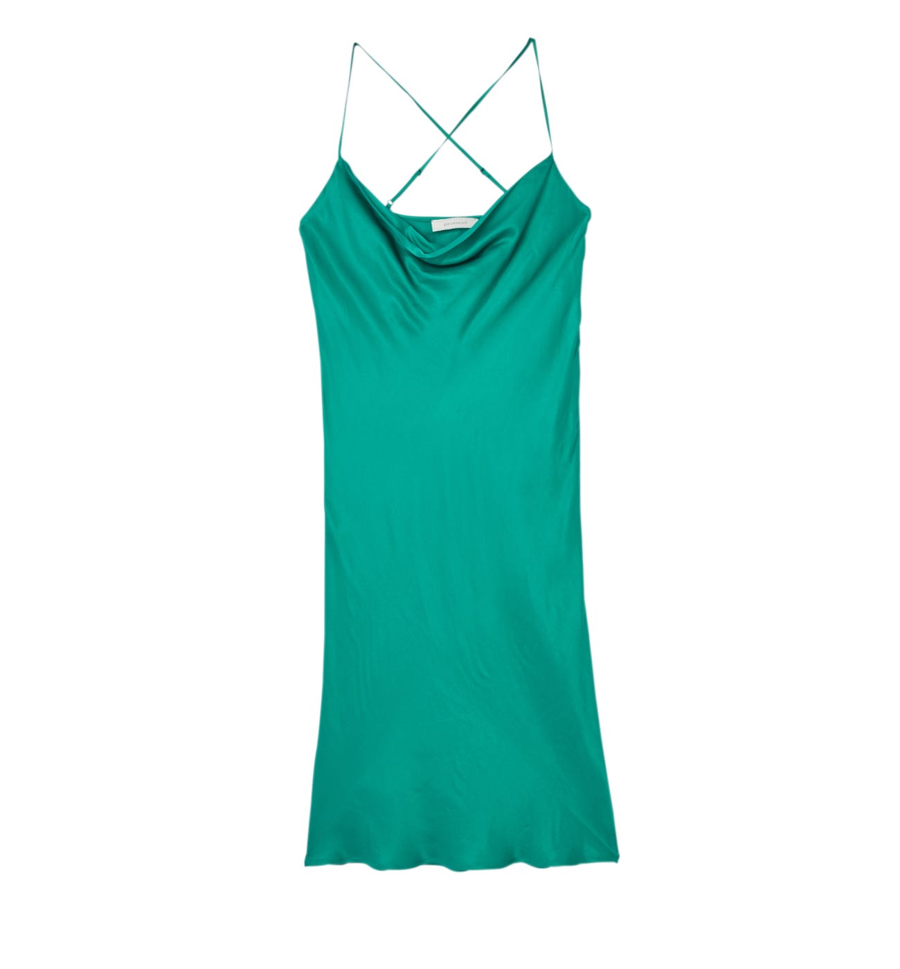 Silky strappy dress