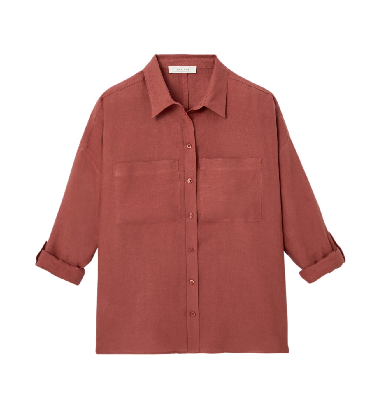 Camisa oversize lino