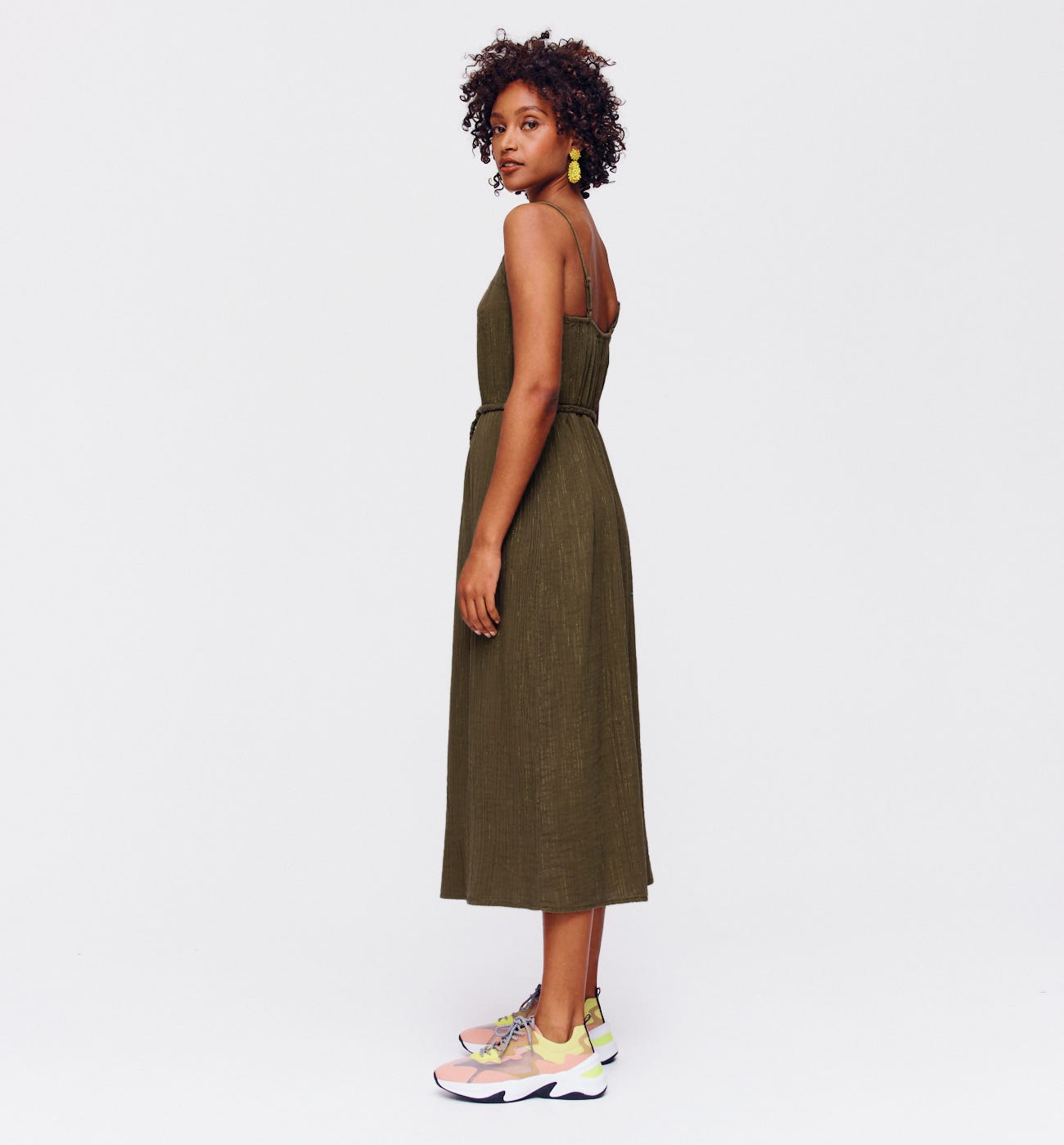 Strappy cotton dress