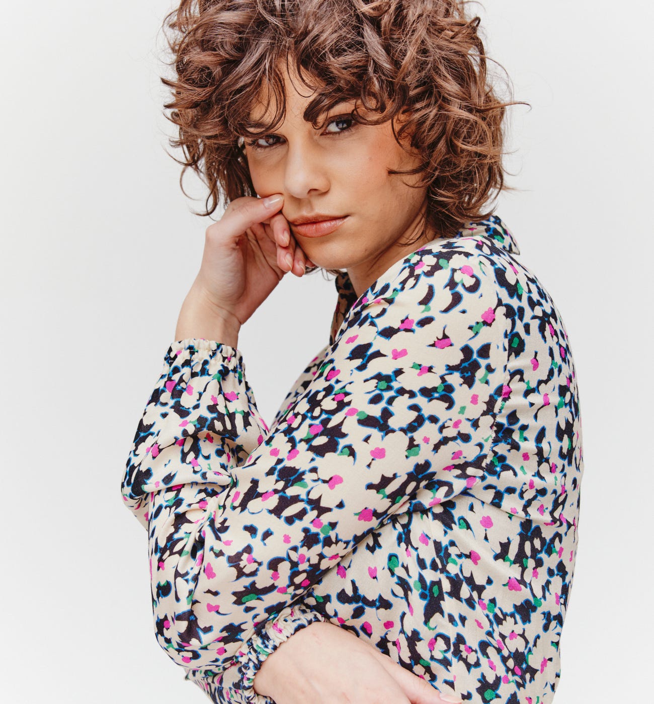 Robe-chemise imprimée Femme
