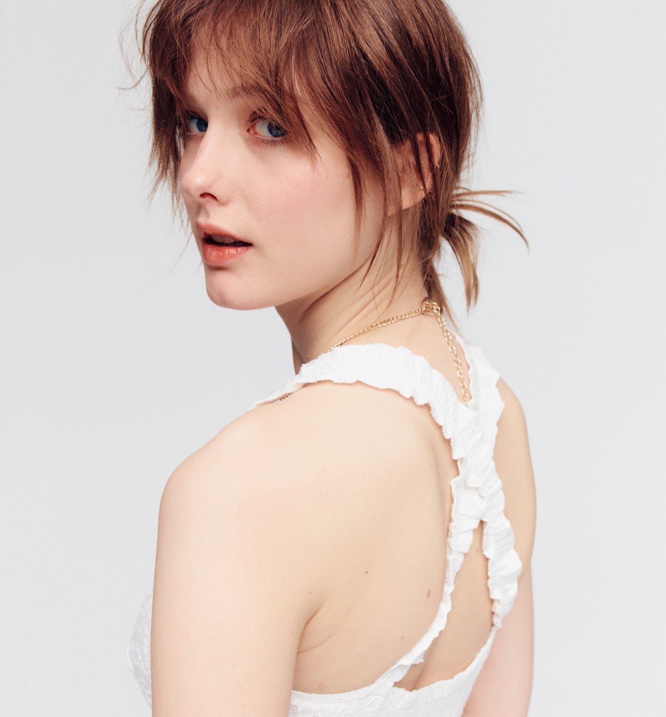 Robe en broderie anglaise