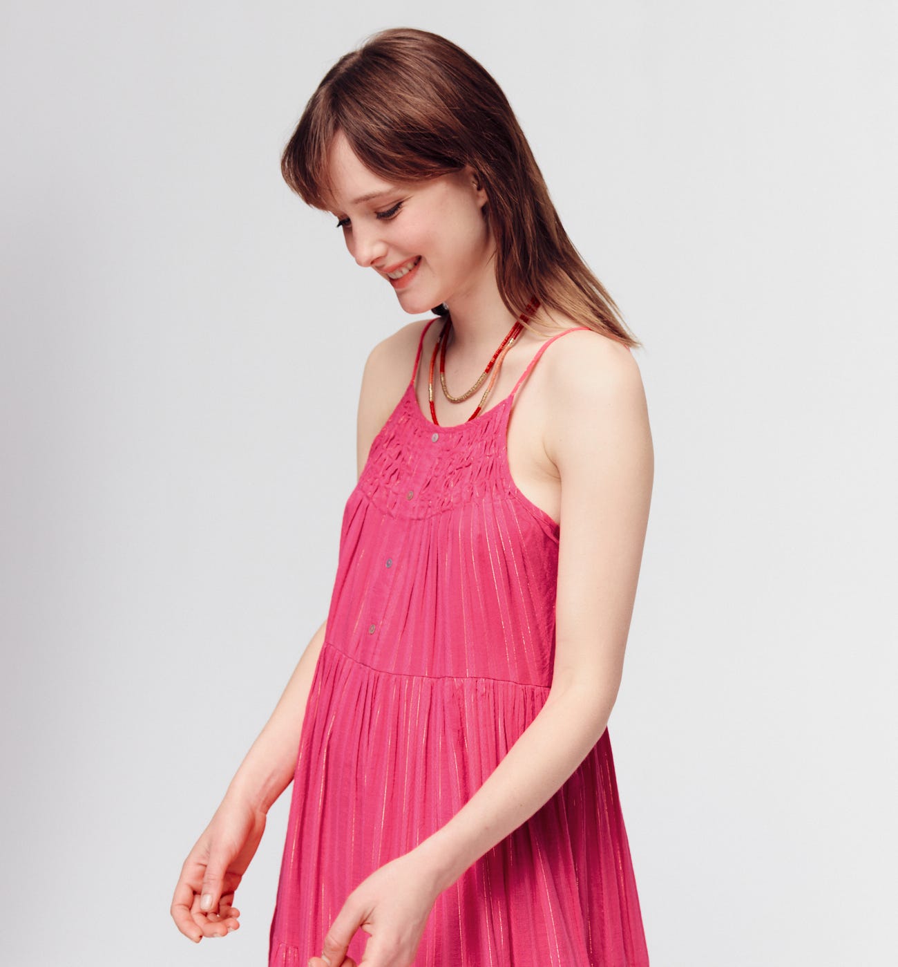 Vestito lungo con spalline