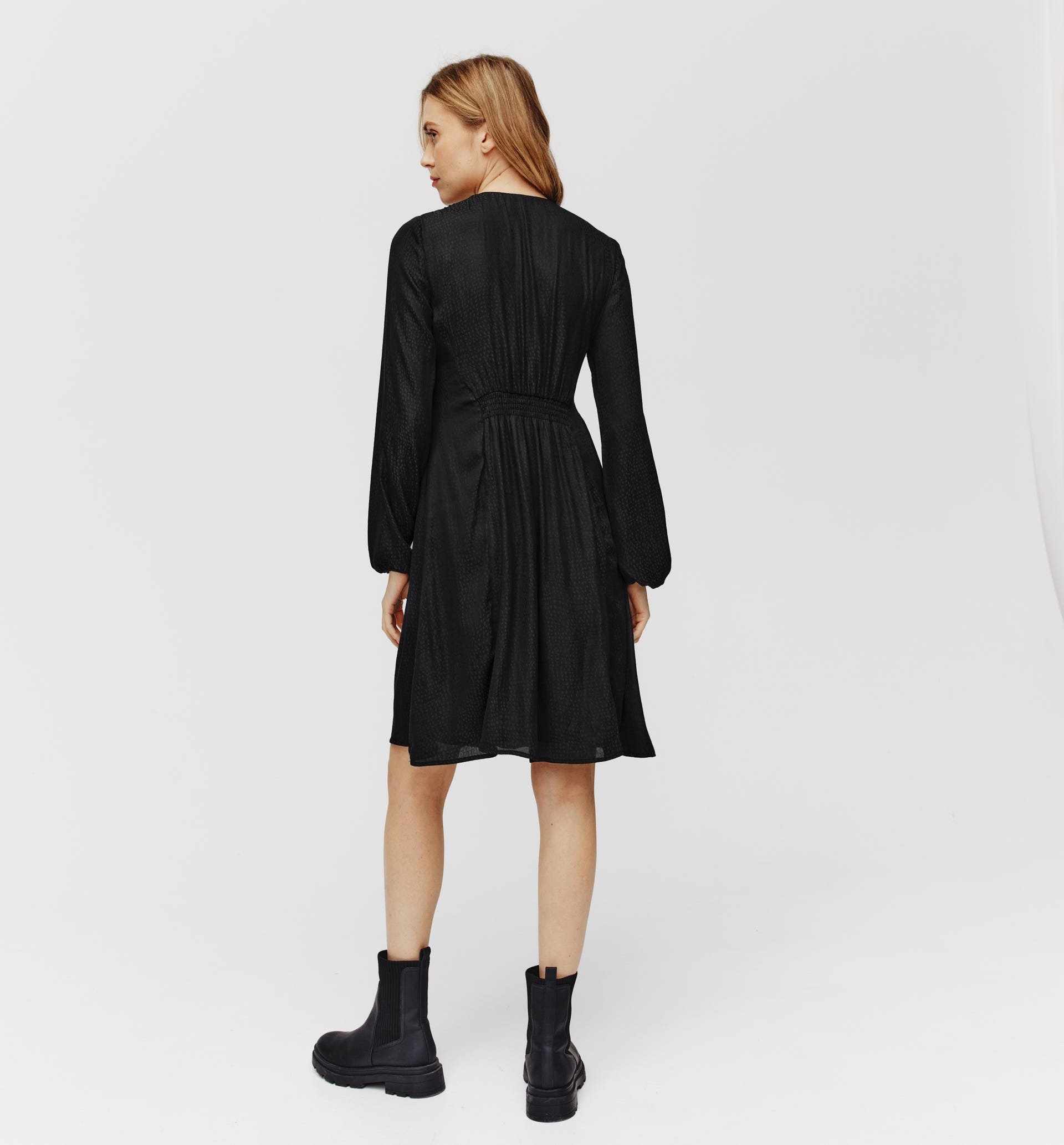 Robe midi soyeuse Femme
