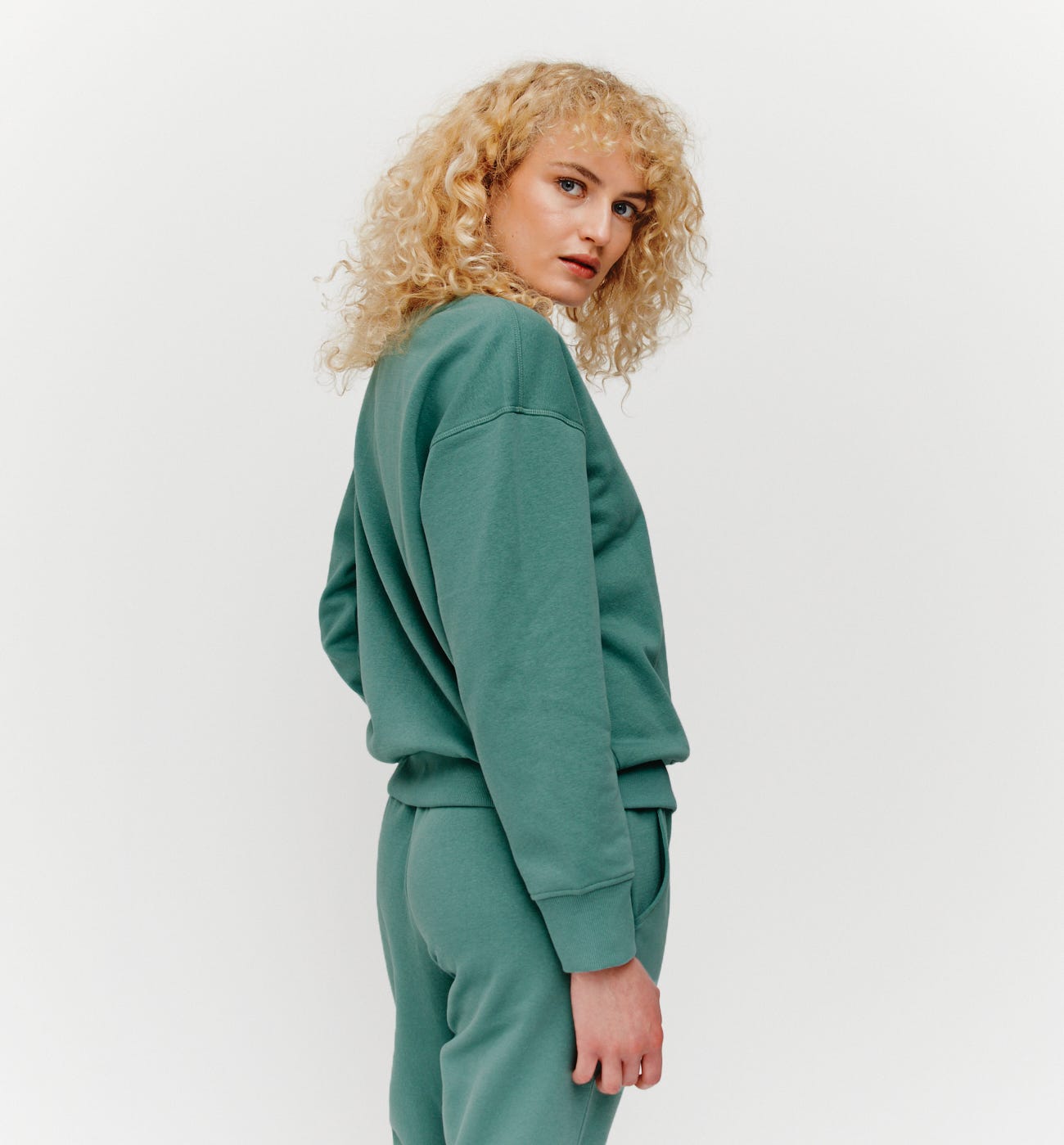 Sweat-shirt en molleton doux