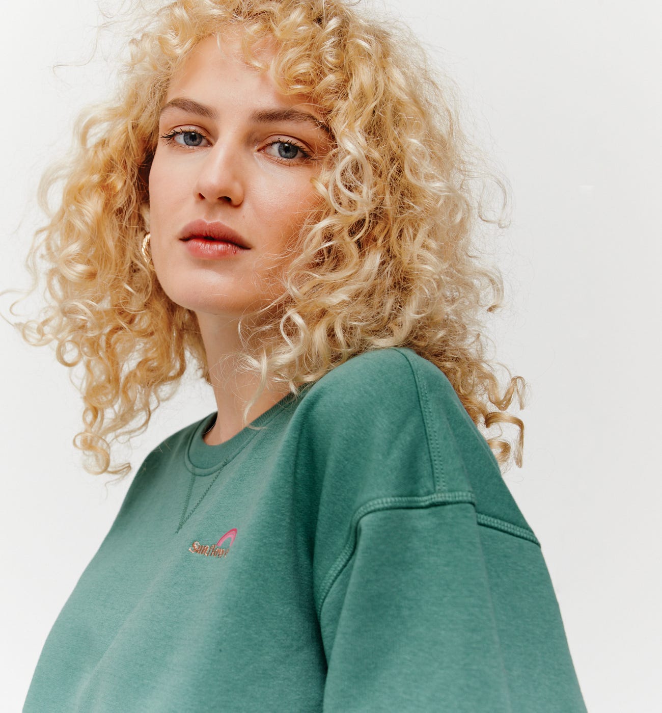 Sweat-shirt en molleton doux