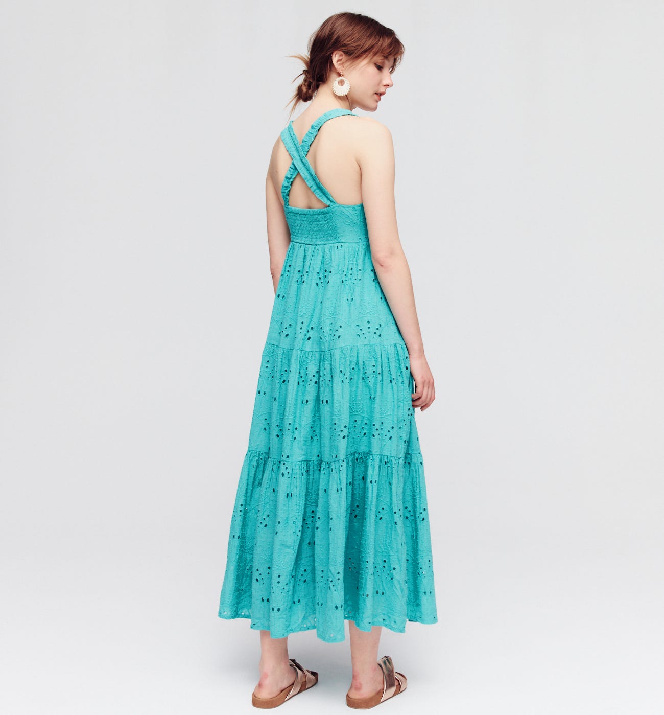 Broderie anlaise dress