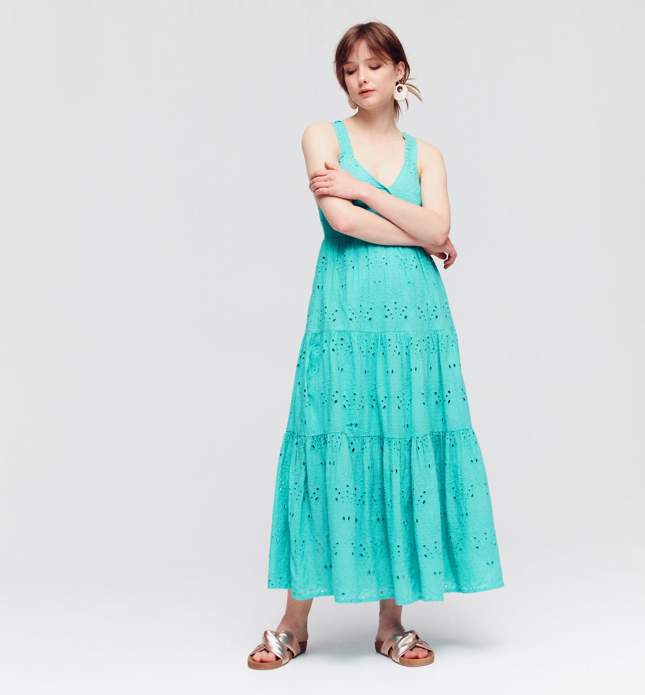 Broderie anlaise dress