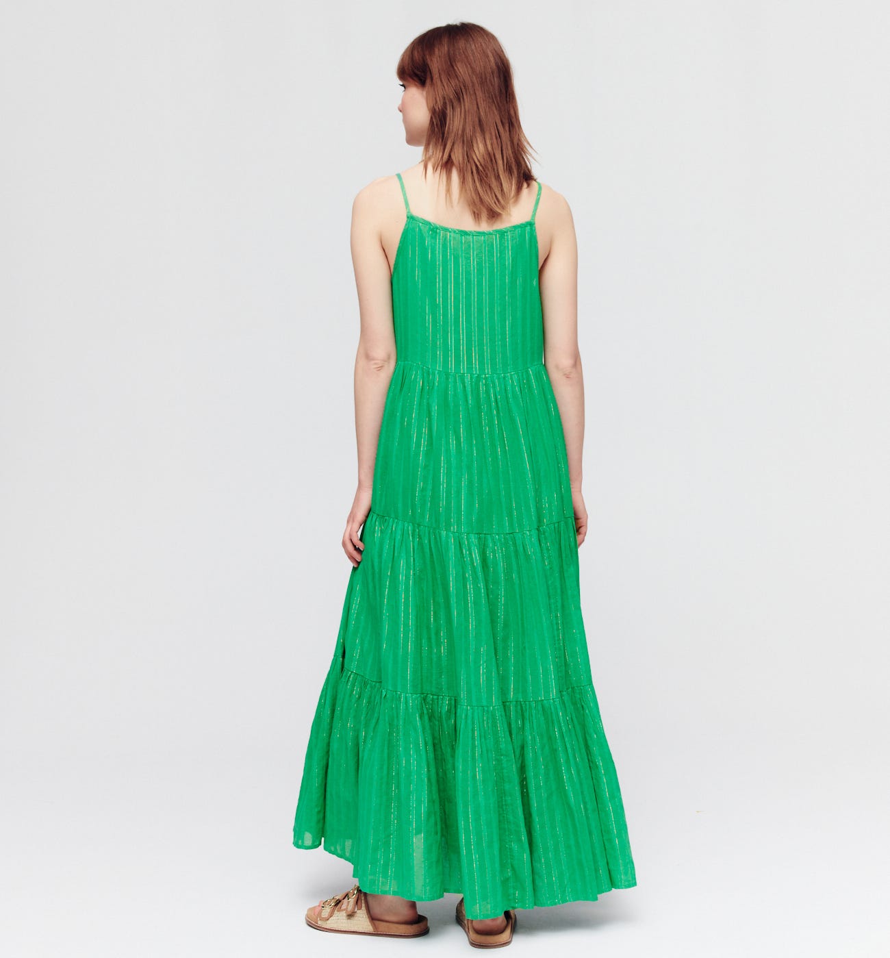 Langes Trägerkleid