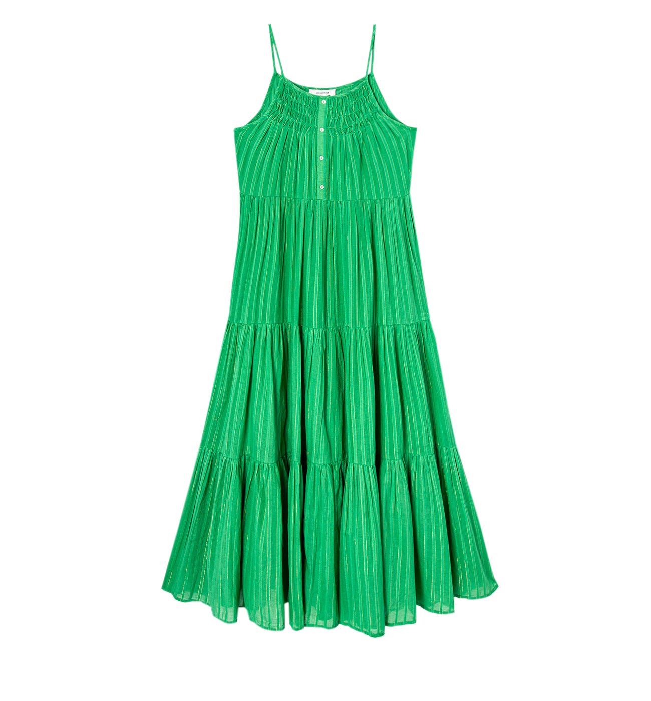 Longue robe à bretelles Femme