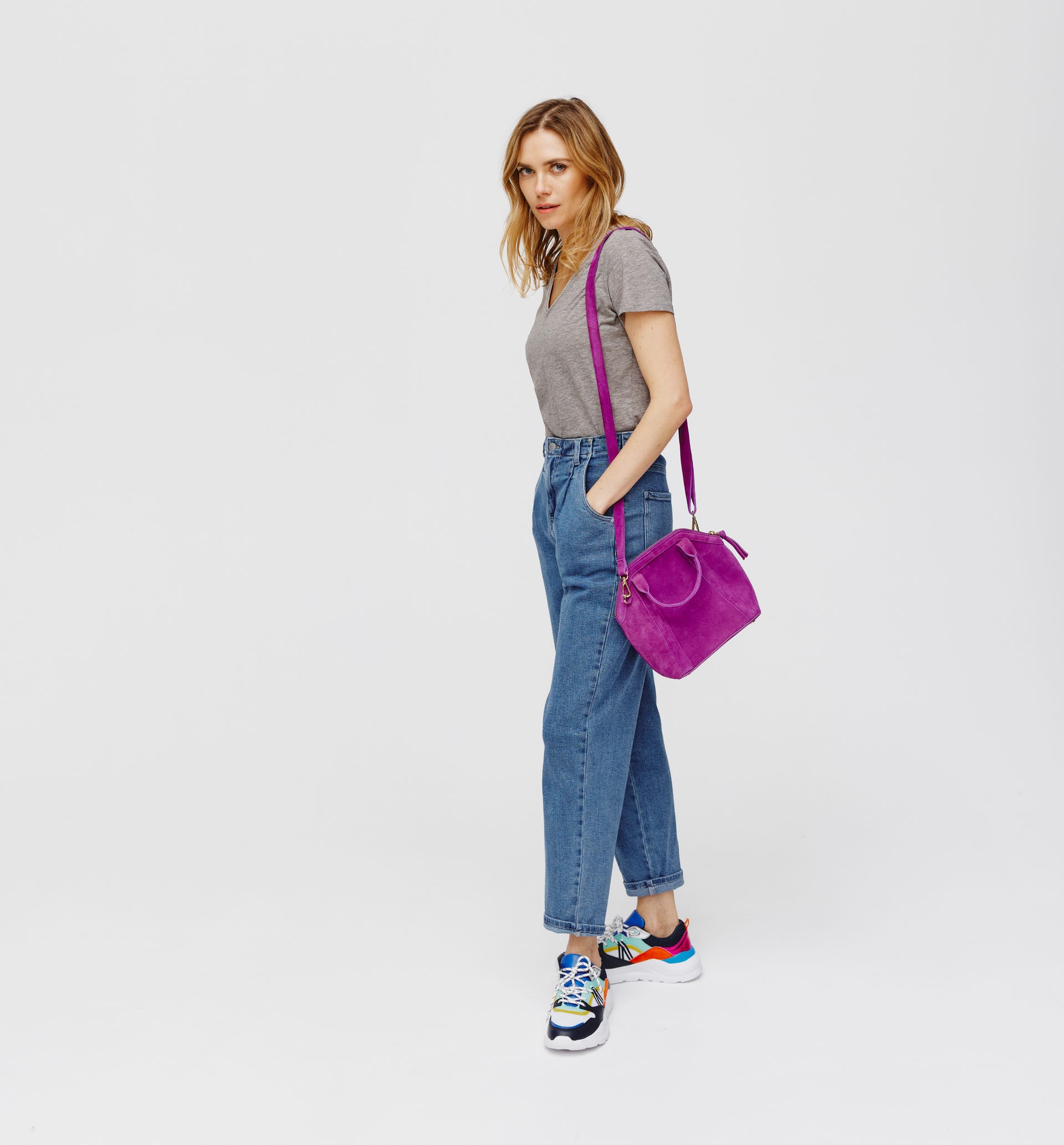 T-shirt scollo a V