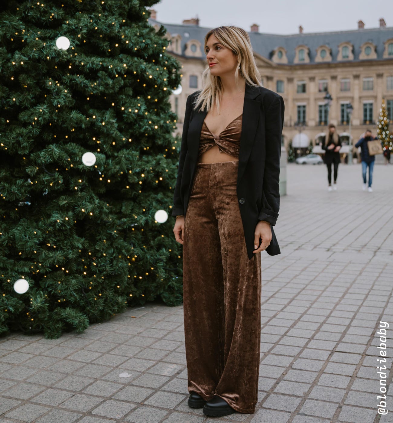 Velour trousers