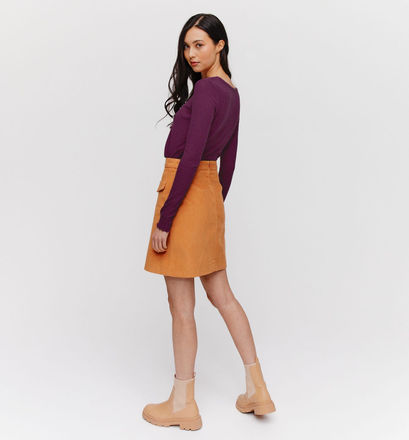 T-shirt gaufré Femme