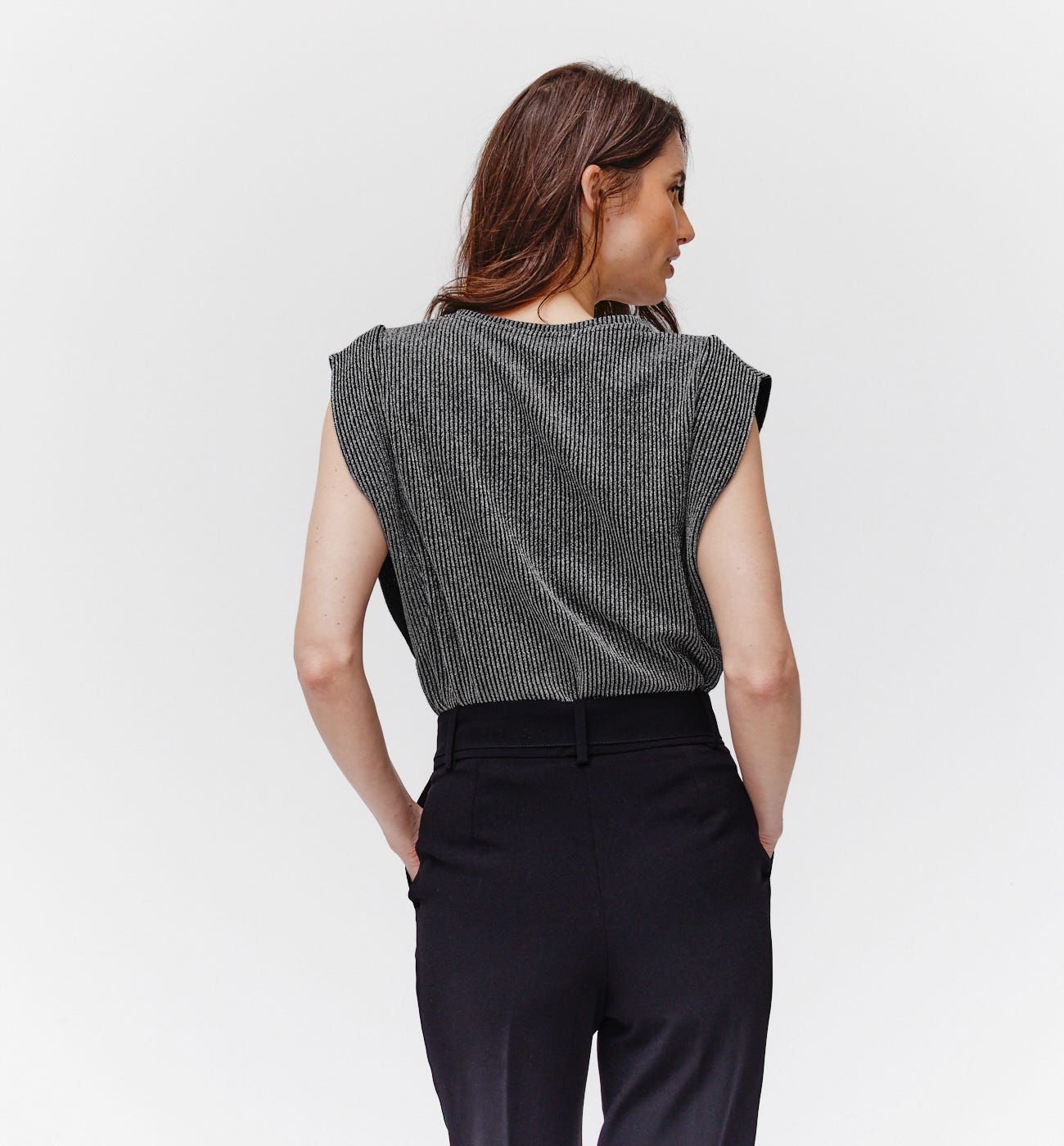 T-shirt à paillettes Femme