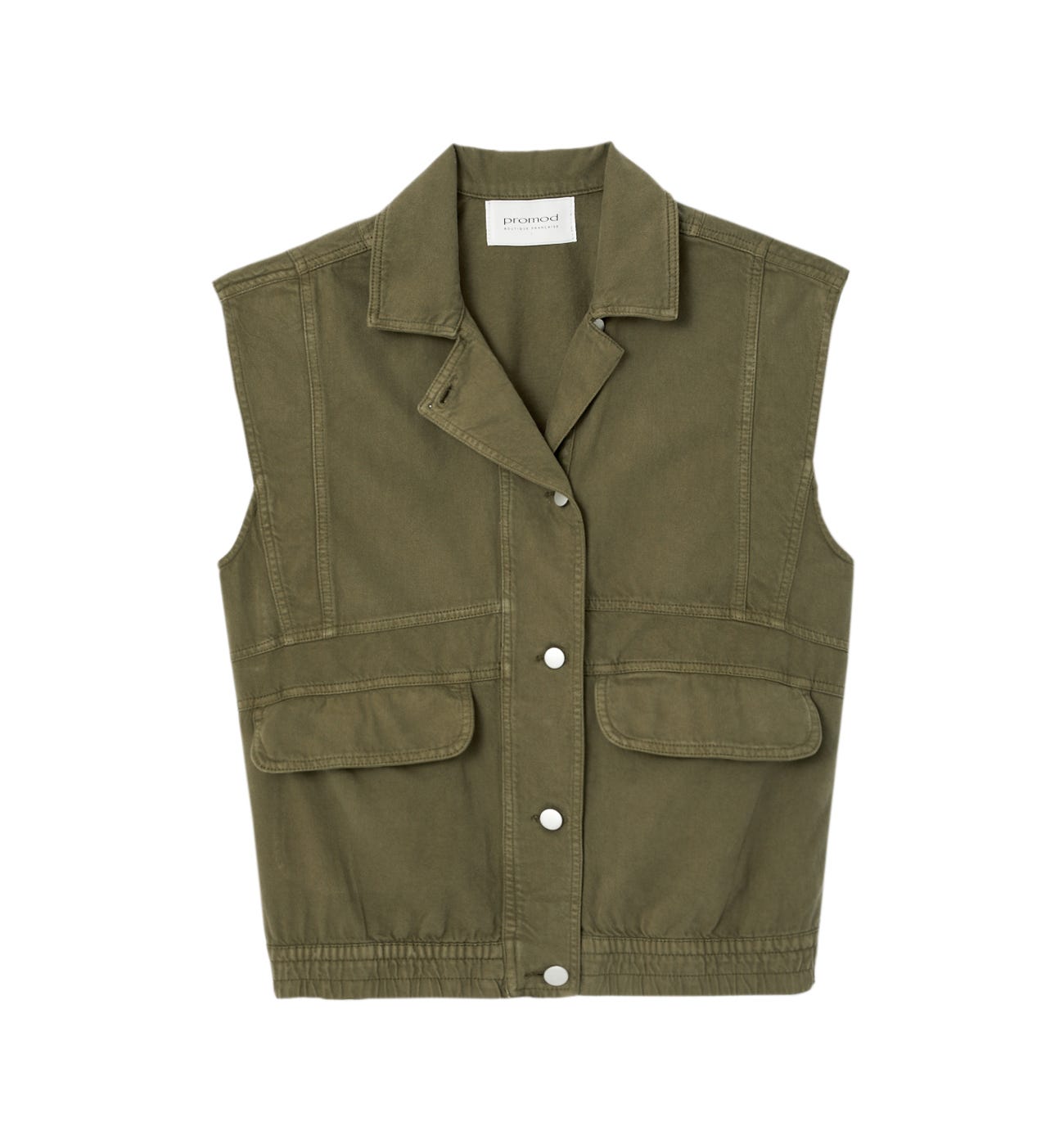 Sleeveless jacket