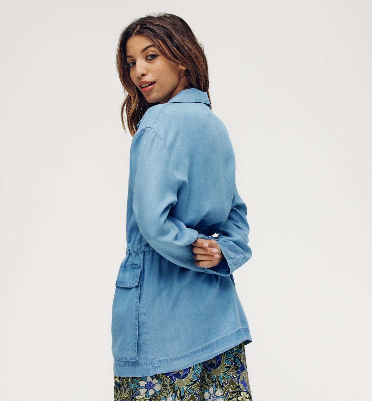 Lightweight lyocell jacket
