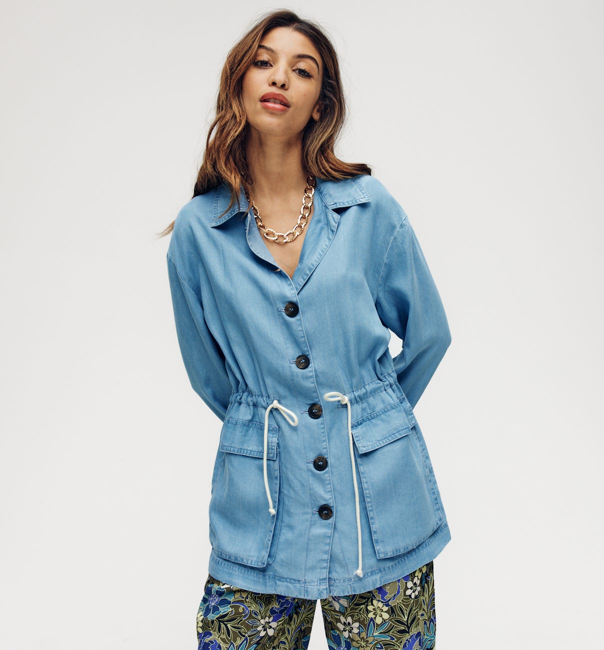 Lightweight lyocell jacket