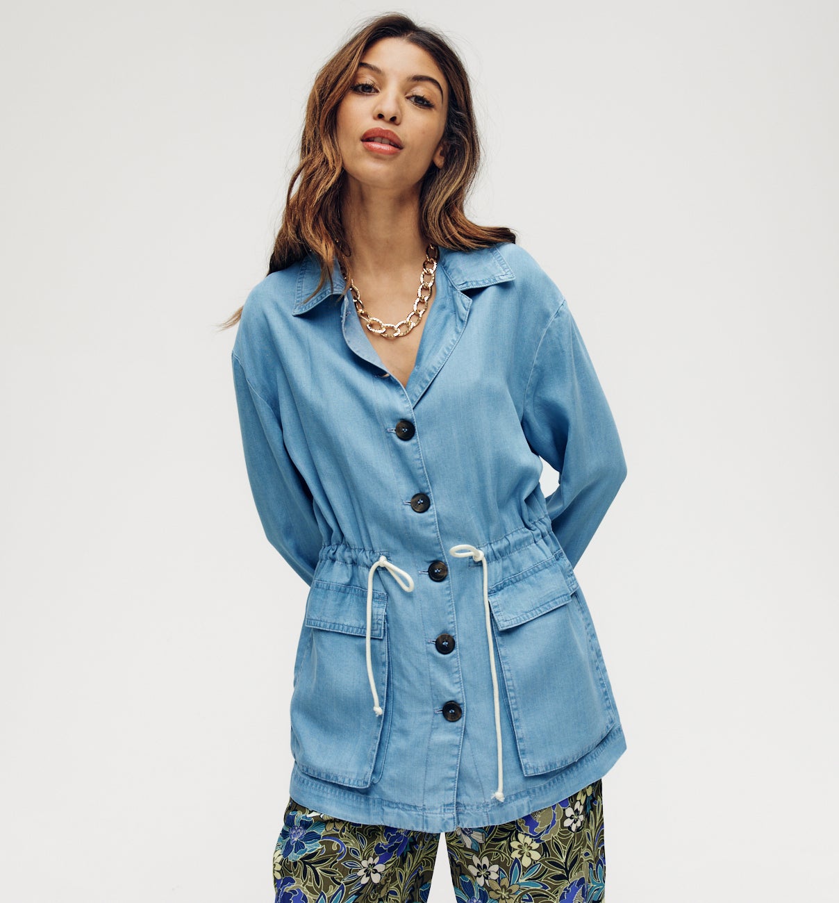 Veste légère en lyocell -