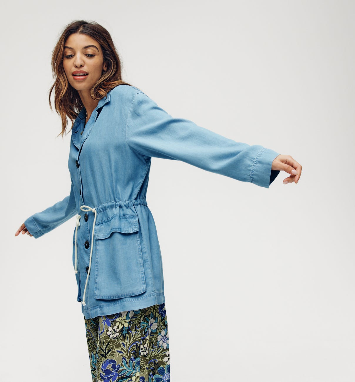 Lightweight lyocell jacket