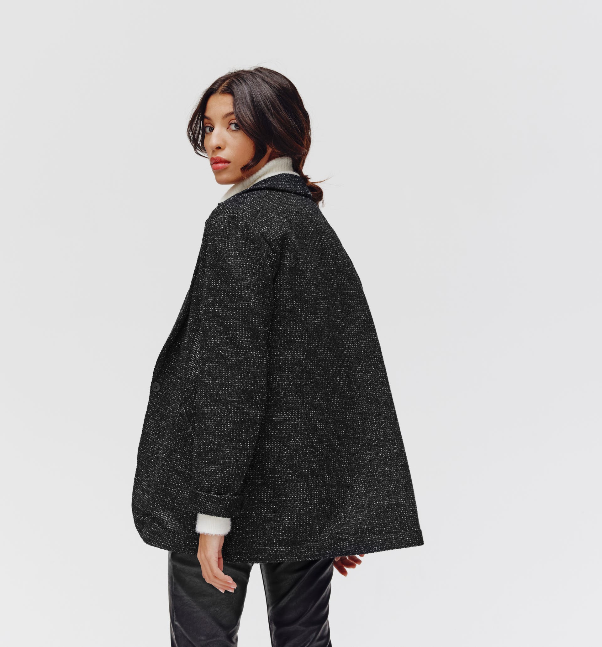 Blazer in tweed