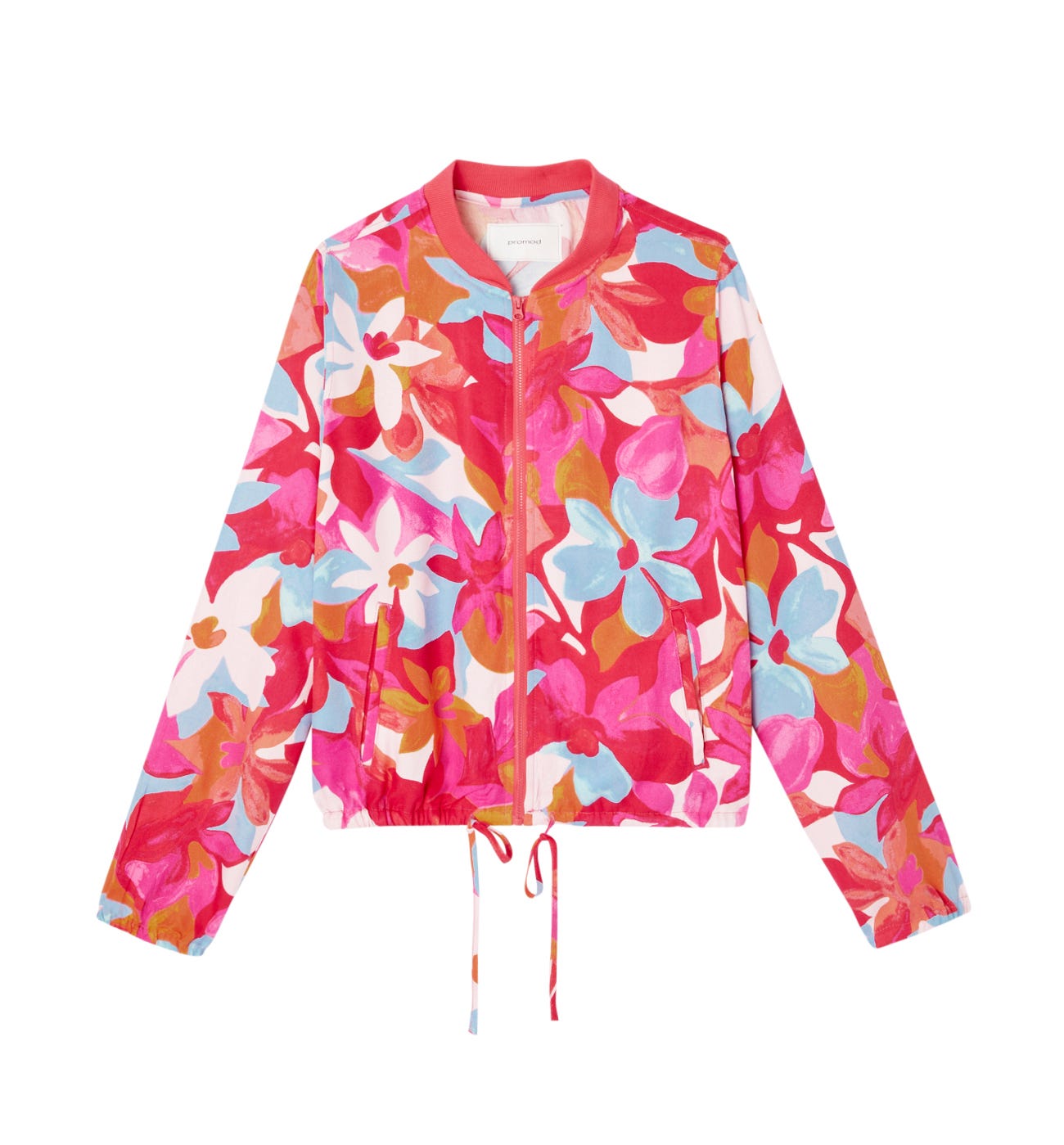 Gemusterte Bomberjacke