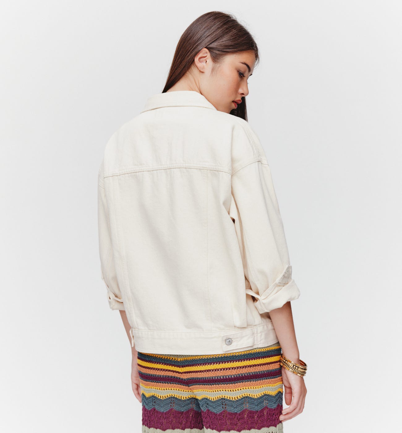 Veste en toile tie dye Femme