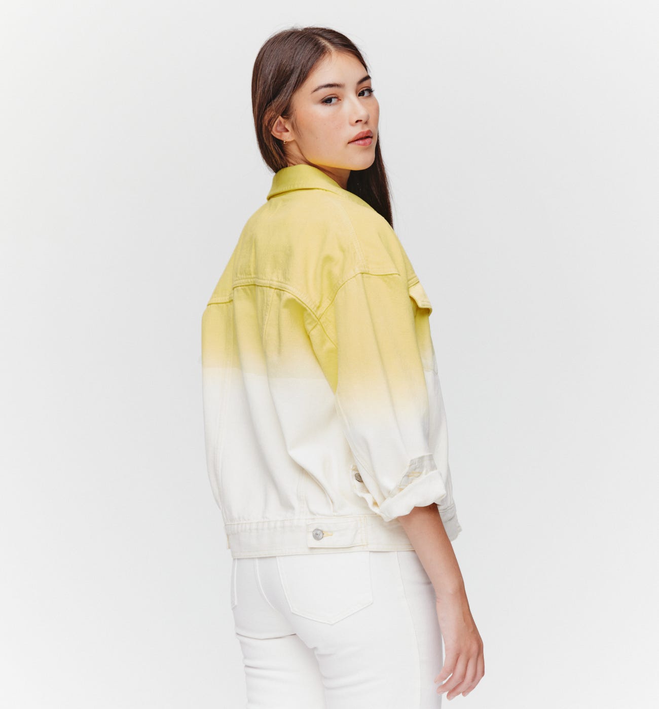 Tye'n'dye canvas jacket