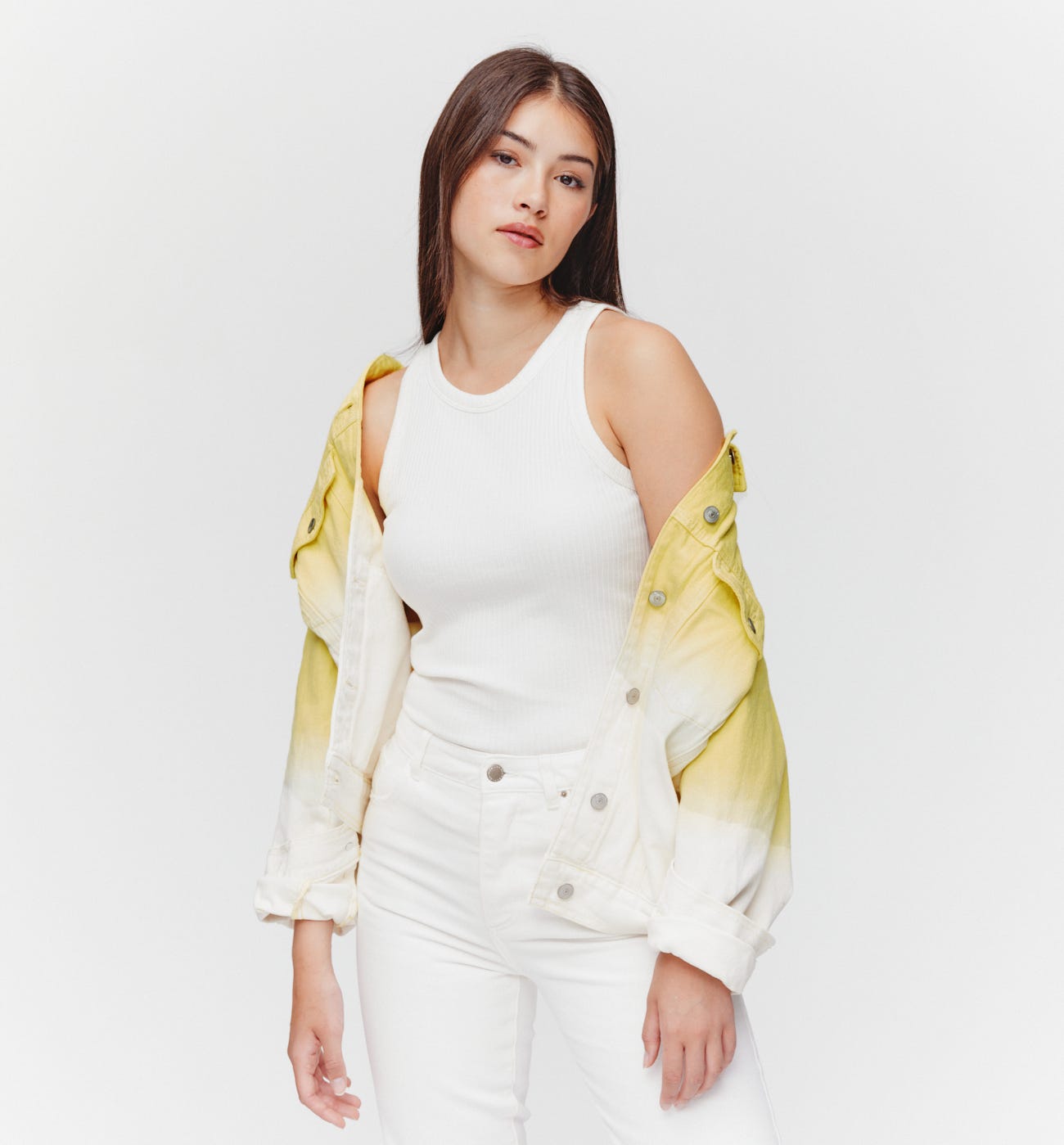 Tye'n'dye canvas jacket