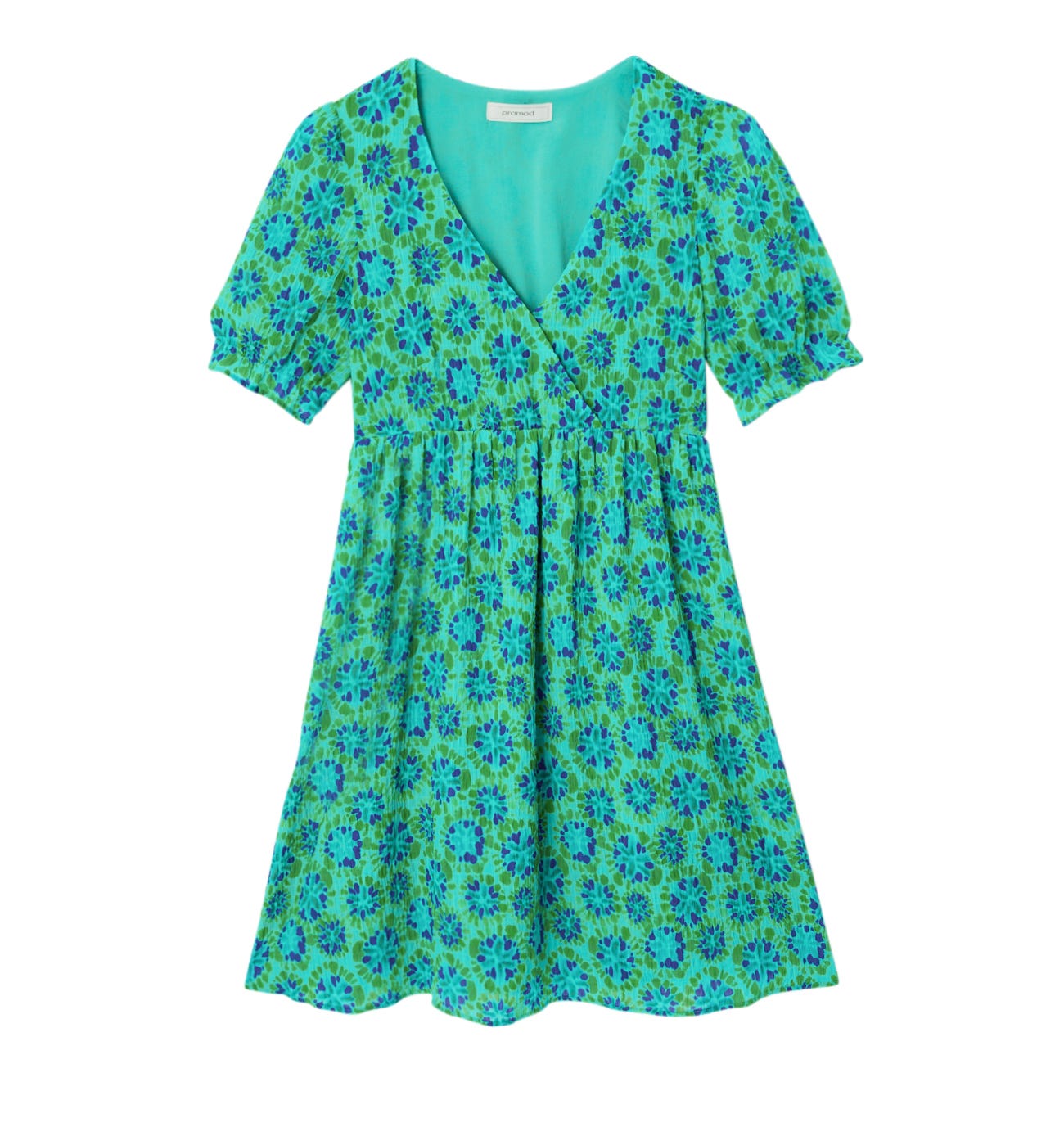 Patterned babydoll dress