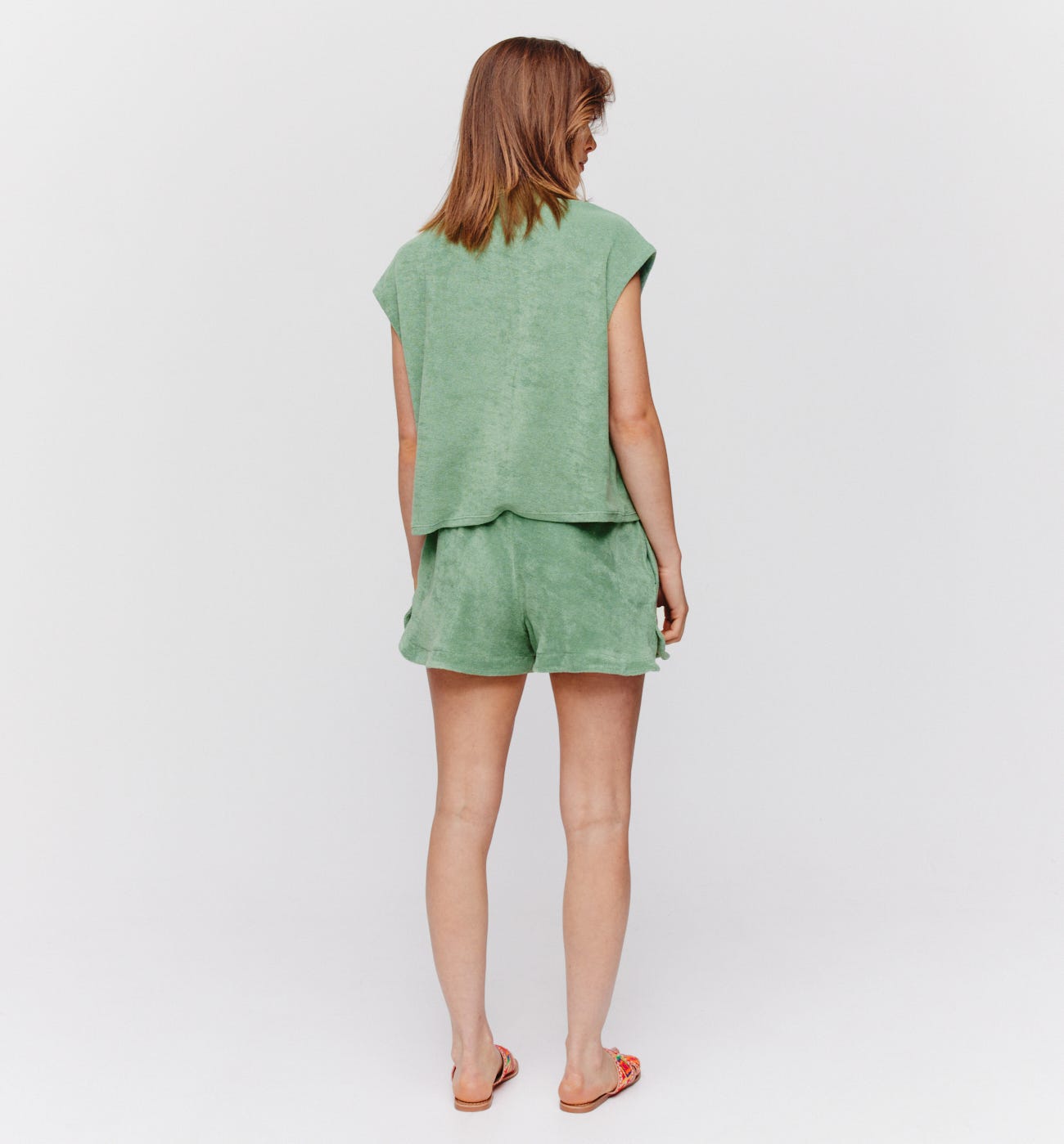 Short felpa liso
