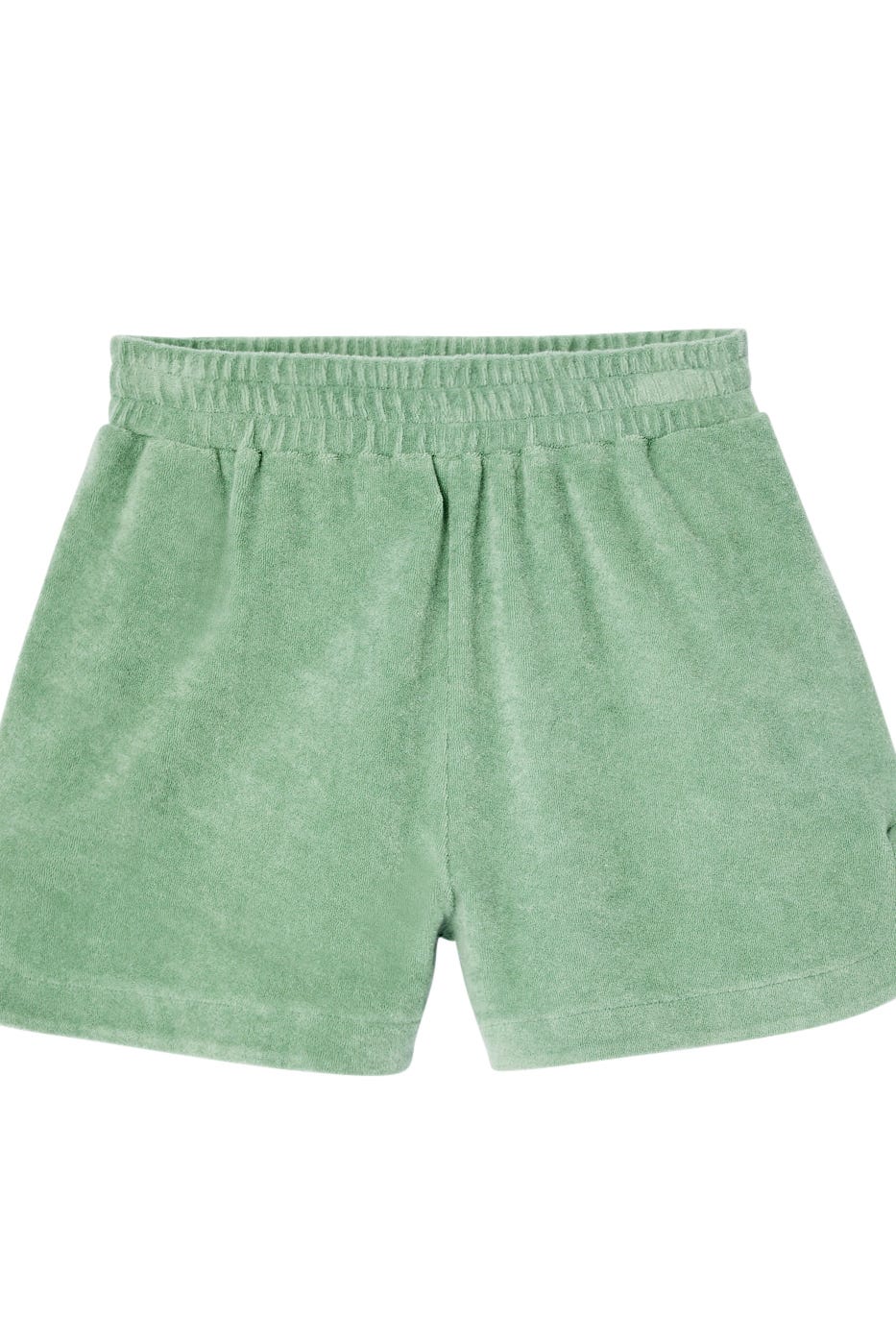 Short uni en éponge Femme