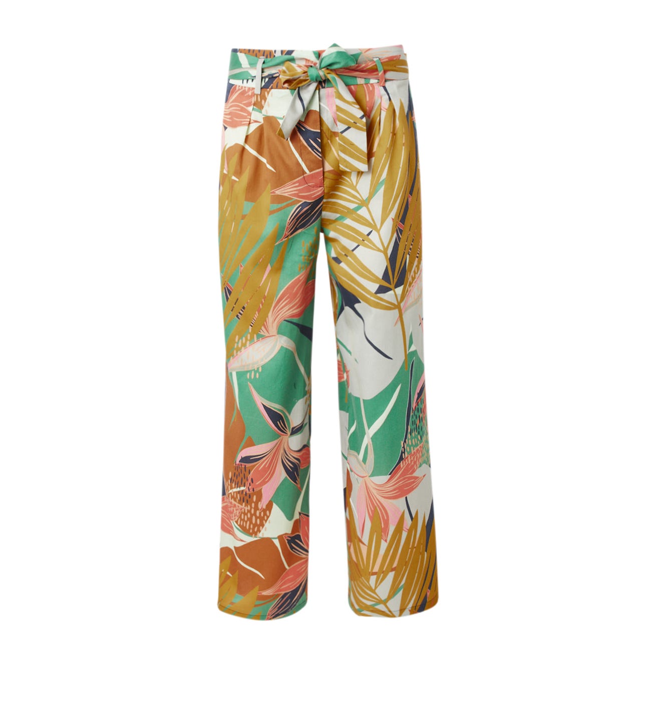 Pantalón ancho estampado