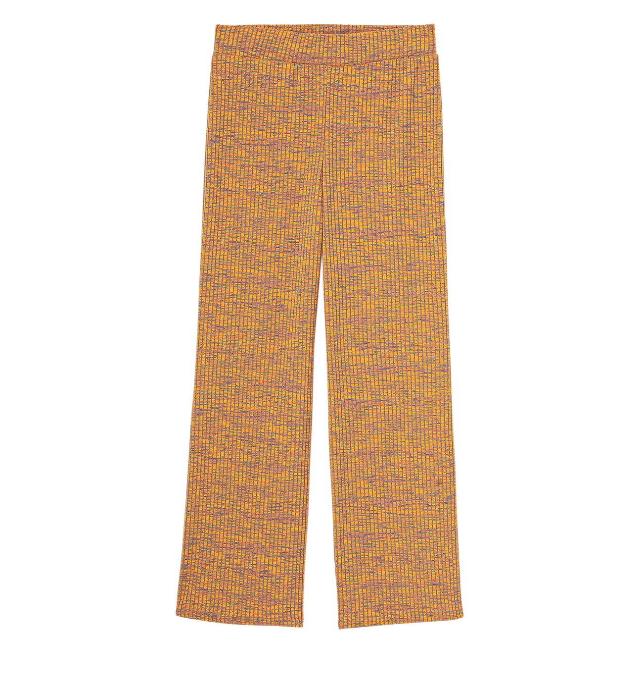 Rib jersey trousers