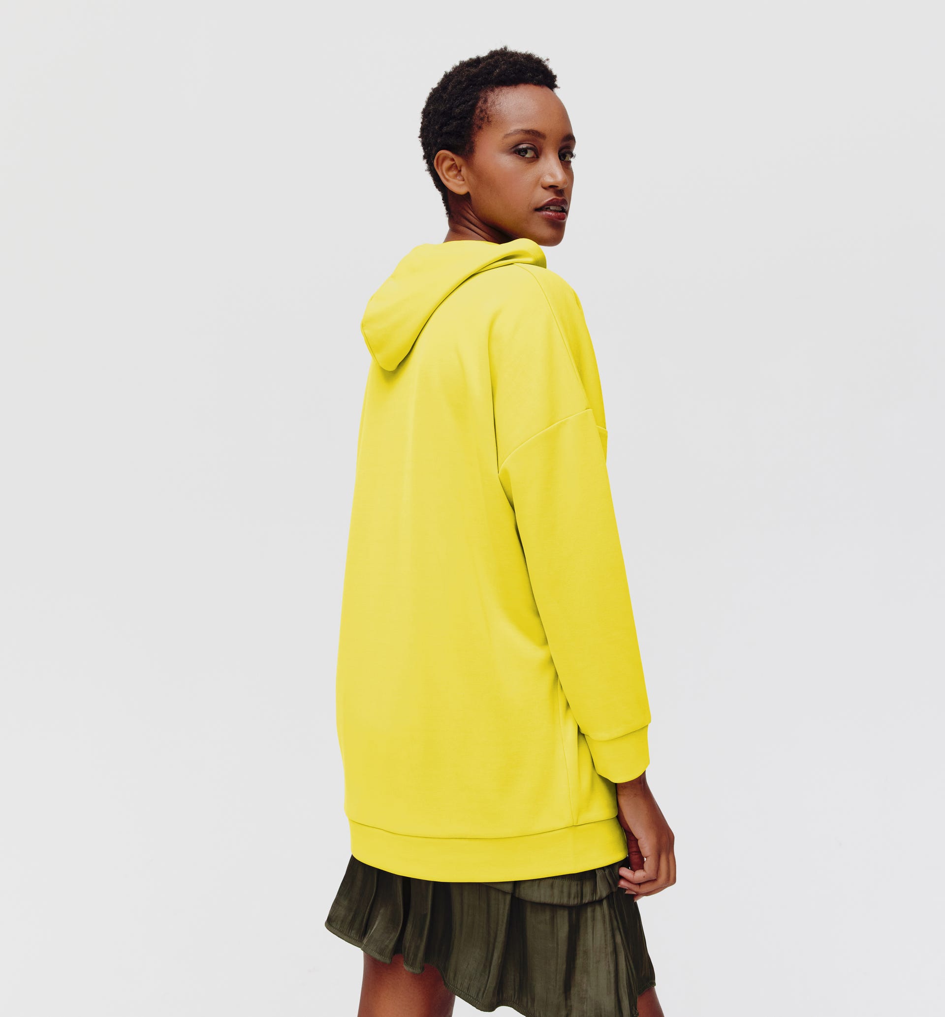 Sweat-shirt long oversize