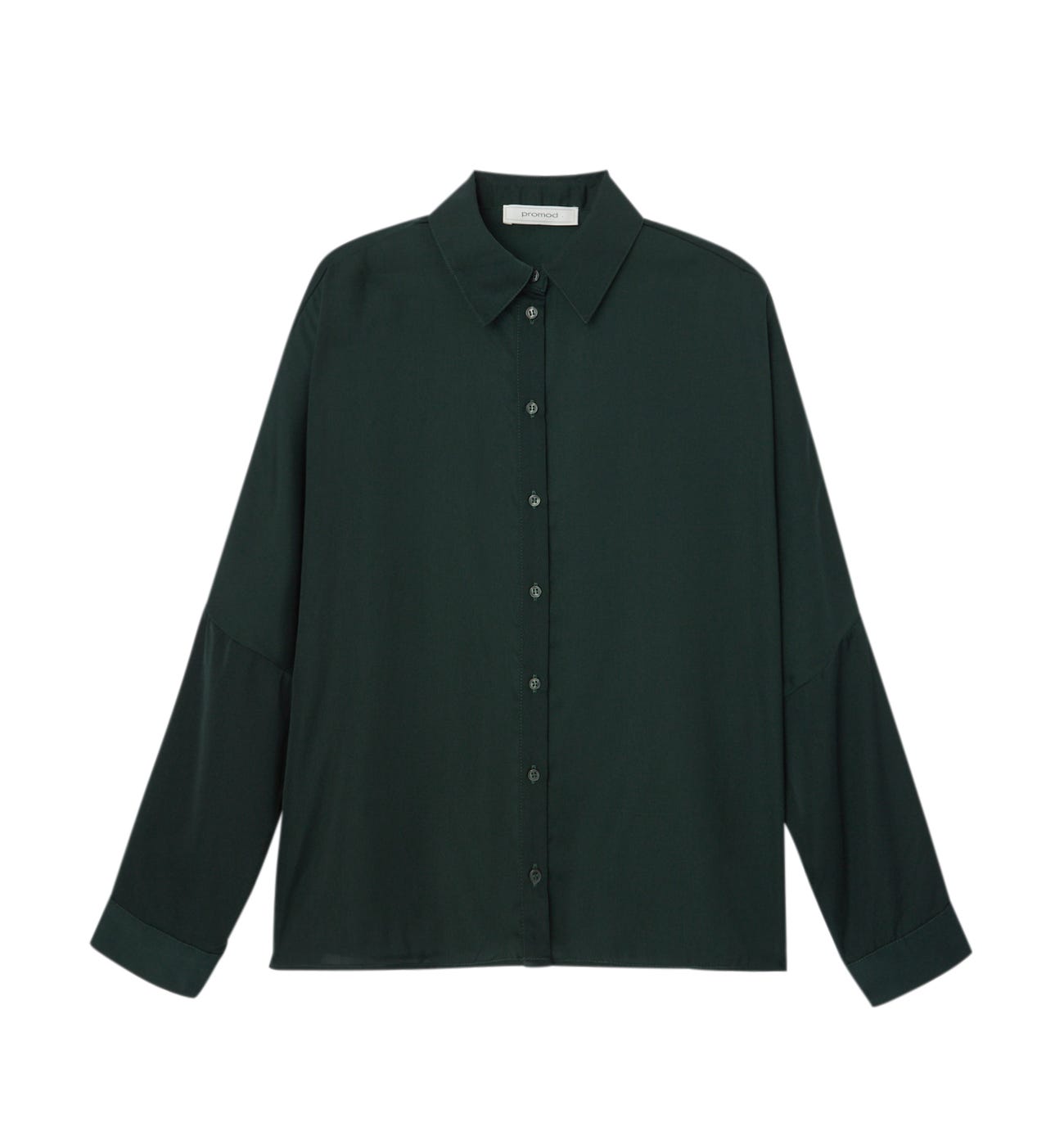 Seidige Oversize-Bluse
