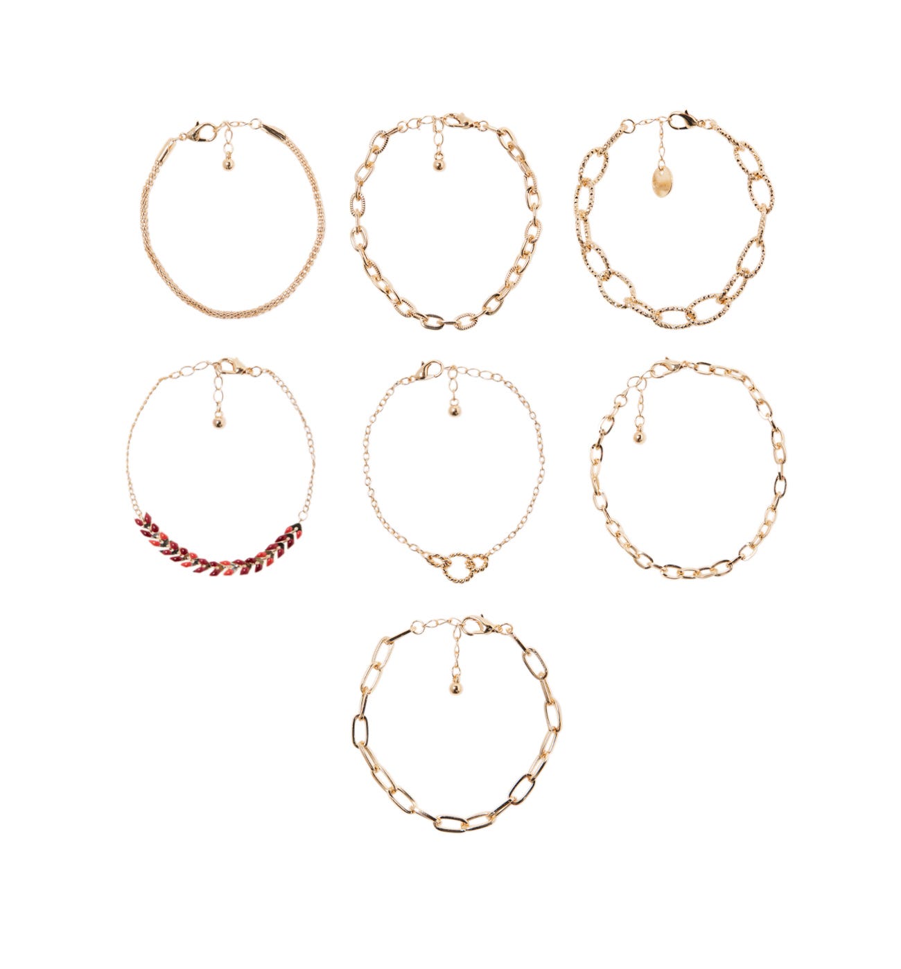 Bracelets fantaisie (lot de 7)