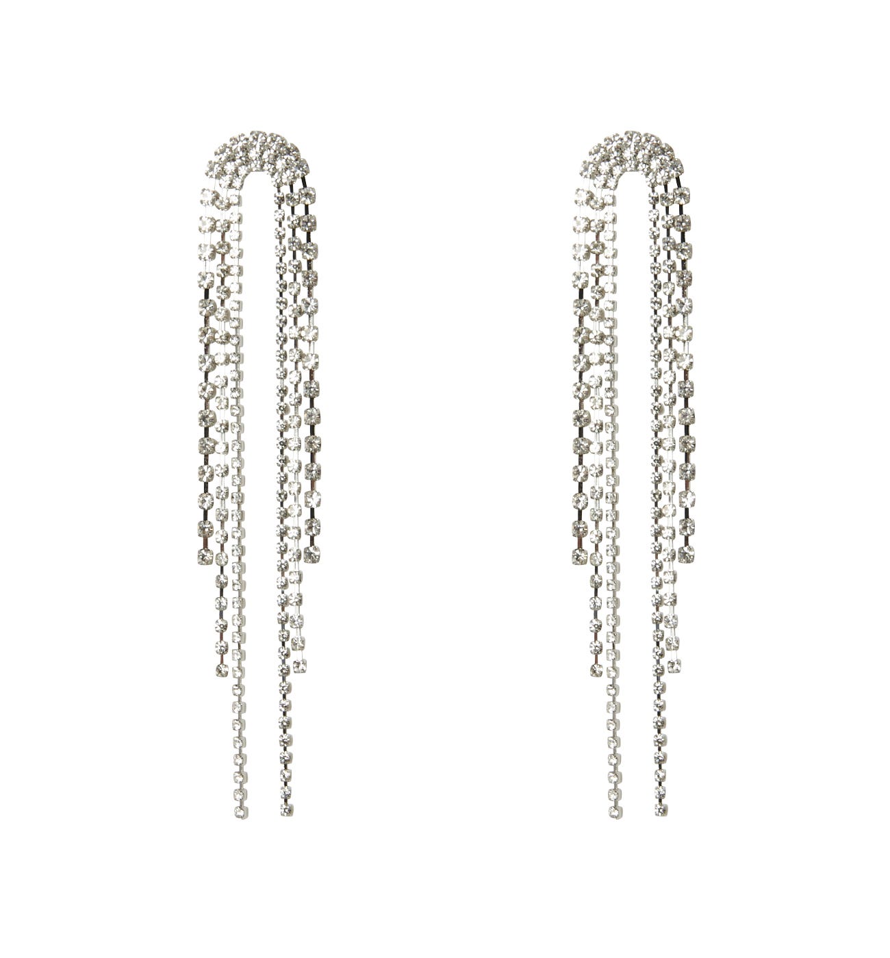 Boucles d'oreilles à strass