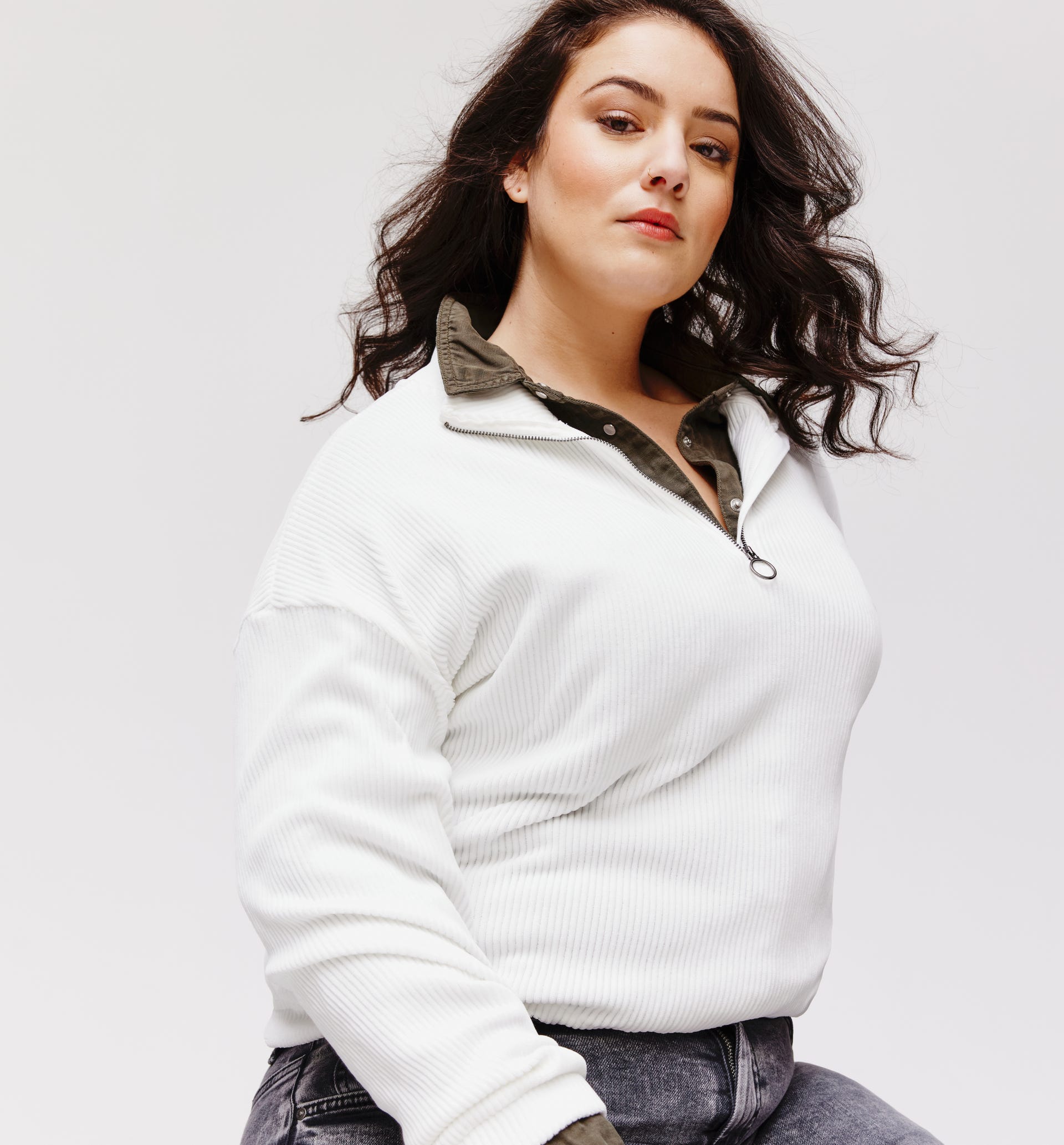 Cord-Sweatshirt