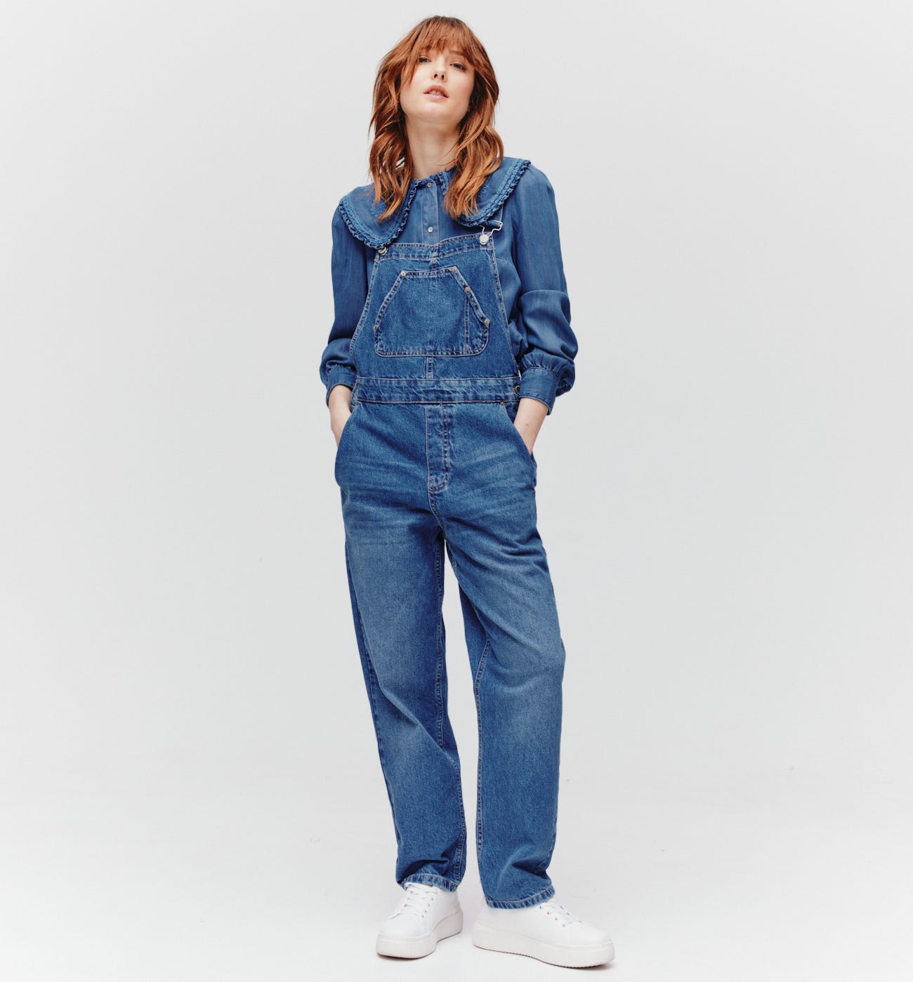 Jeans-Latzhose